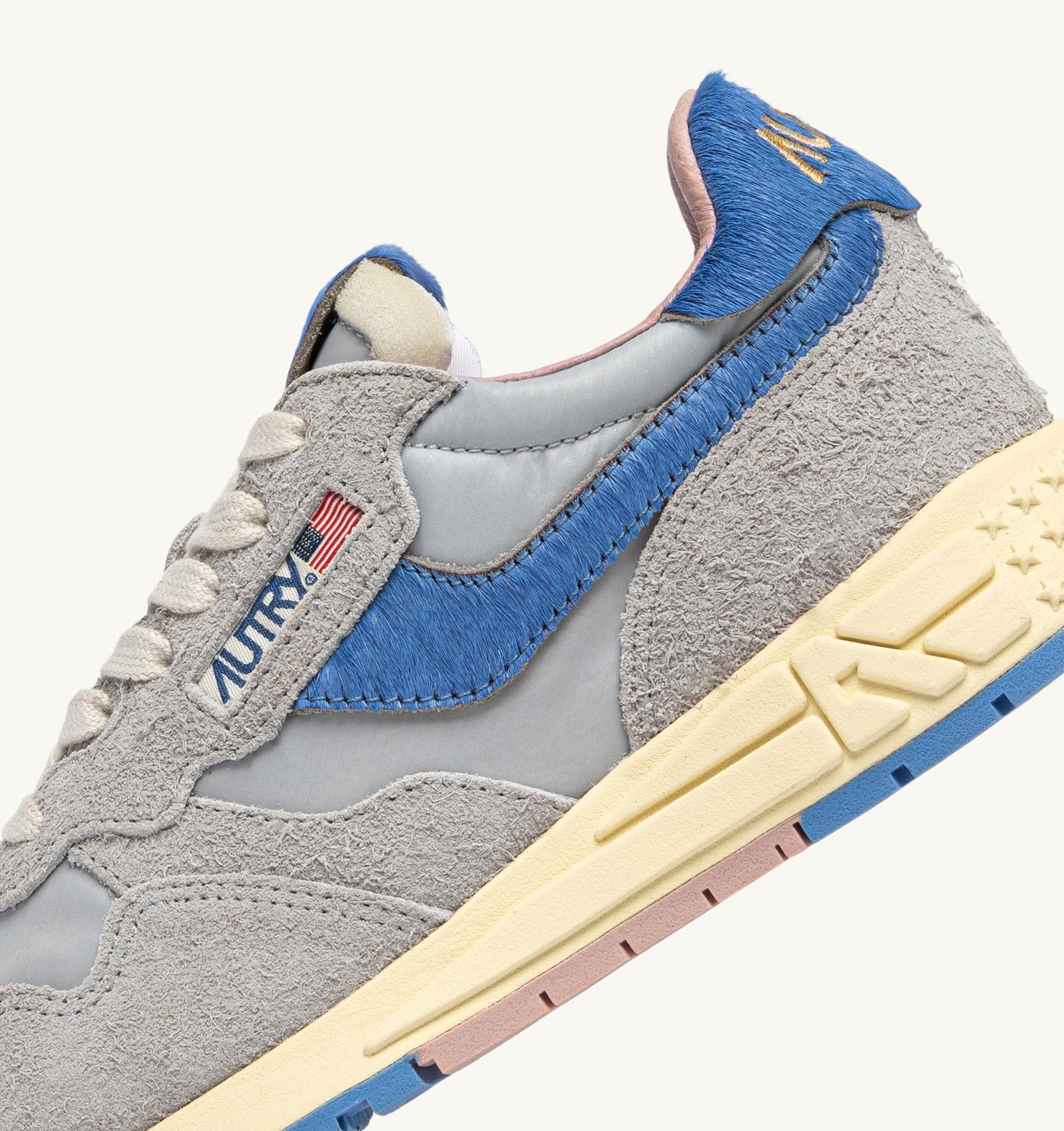 SNEAKERS REELWIND LOW IN NYLON E SUEDE VAPOR E DELLA ROBBIA BLUE