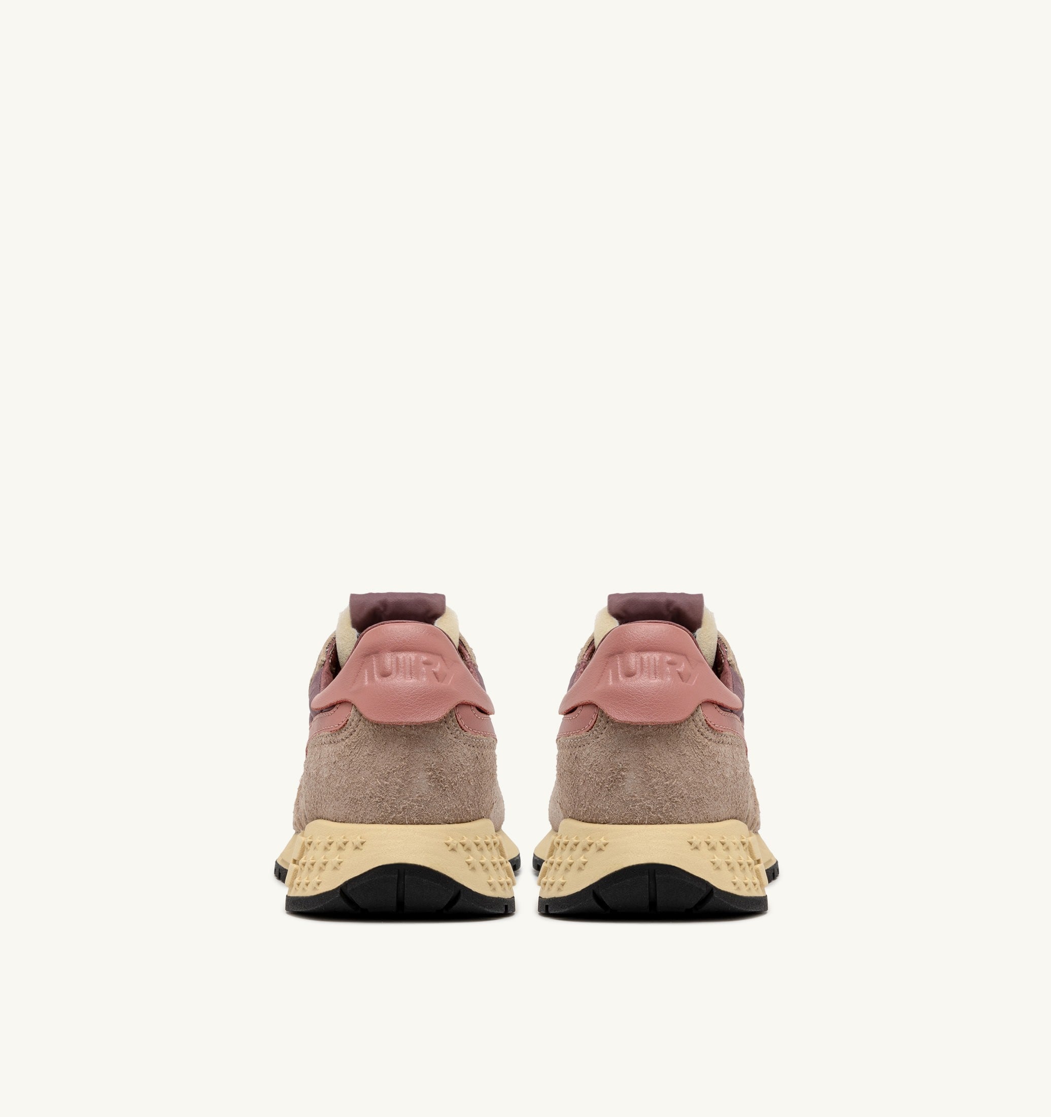SNEAKERS REELWIND LOW IN NYLON SUEDE E PELLE ROSE E DESERT SAND
