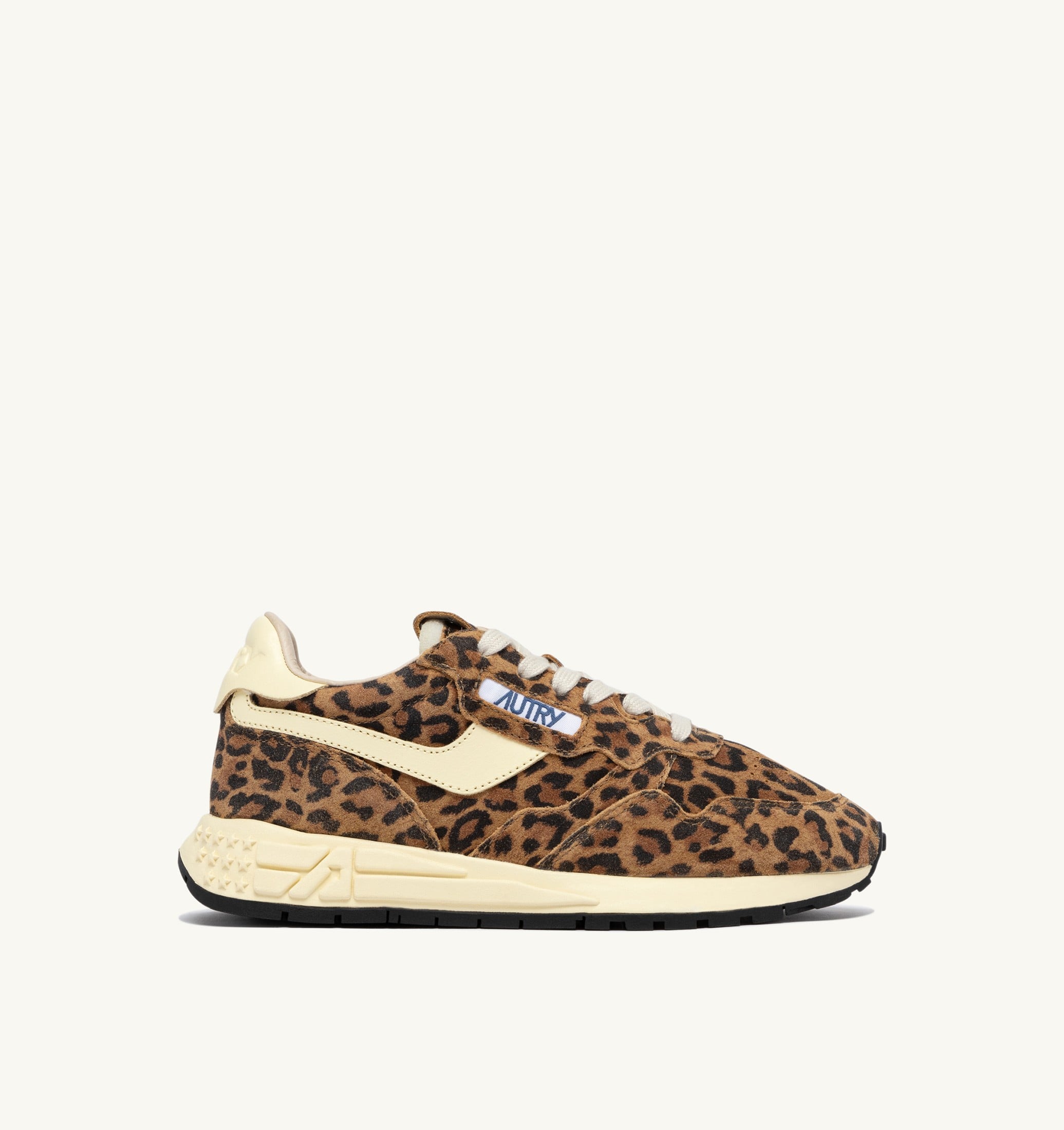 SNEAKERS REELWIND LOW IN SUEDE LEOPARD E PELLE RUTABAGA
