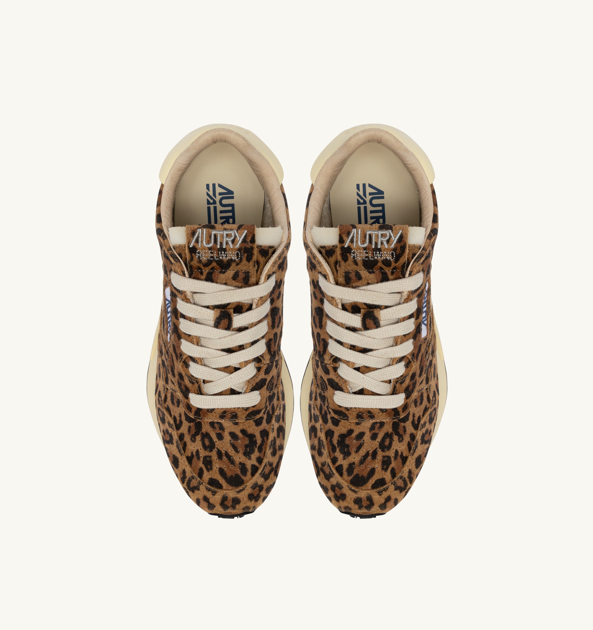 SNEAKERS REELWIND LOW IN SUEDE LEOPARD E PELLE RUTABAGA