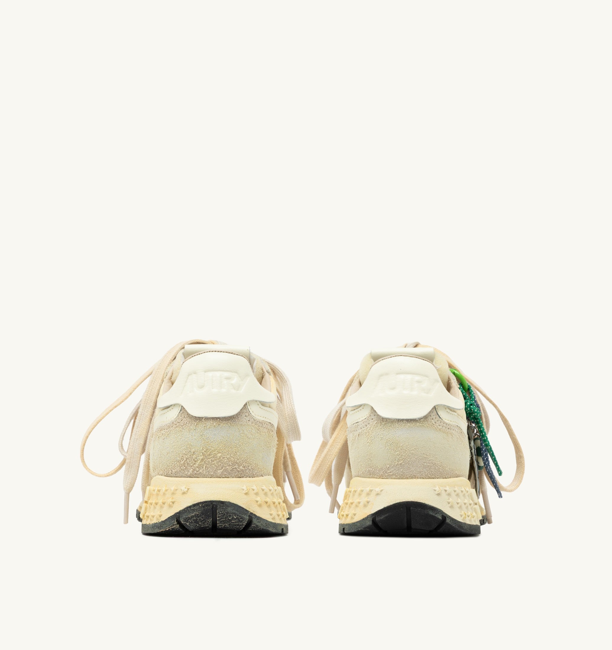 SNEAKERS REELWIND SUPER VINTAGE IN SUEDE E NYLON BIANCO E ECRU