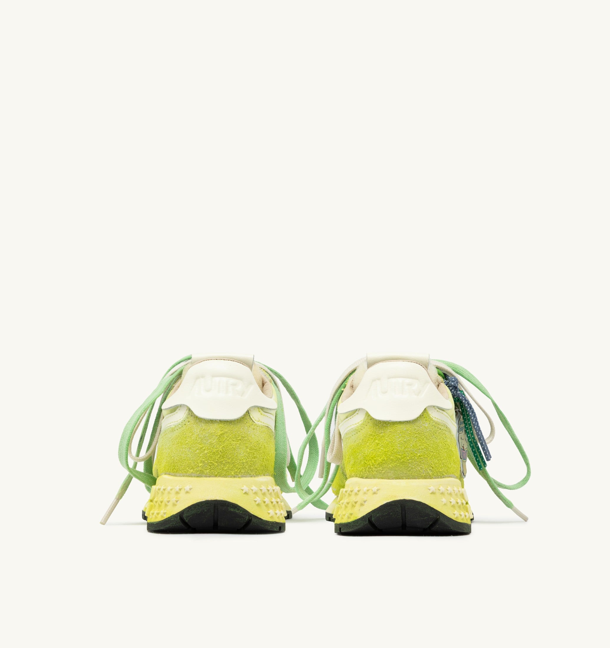 SNEAKERS REELWIND SUPER VINTAGE IN SUEDE E NYLON BIANCO E ELECTRIC