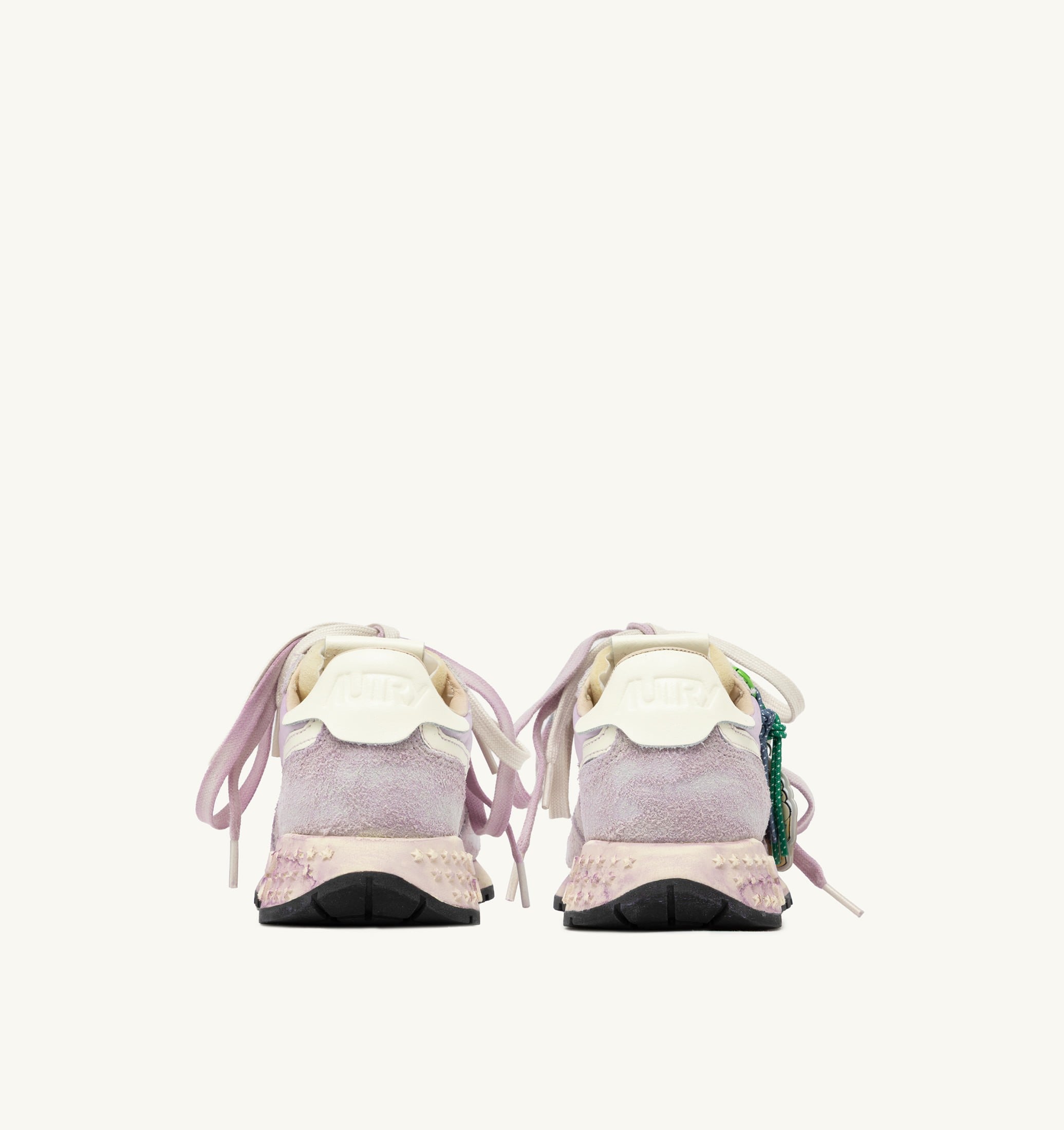 SNEAKERS REELWIND SUPER VINTAGE IN SUEDE E NYLON BIANCO E LILAC