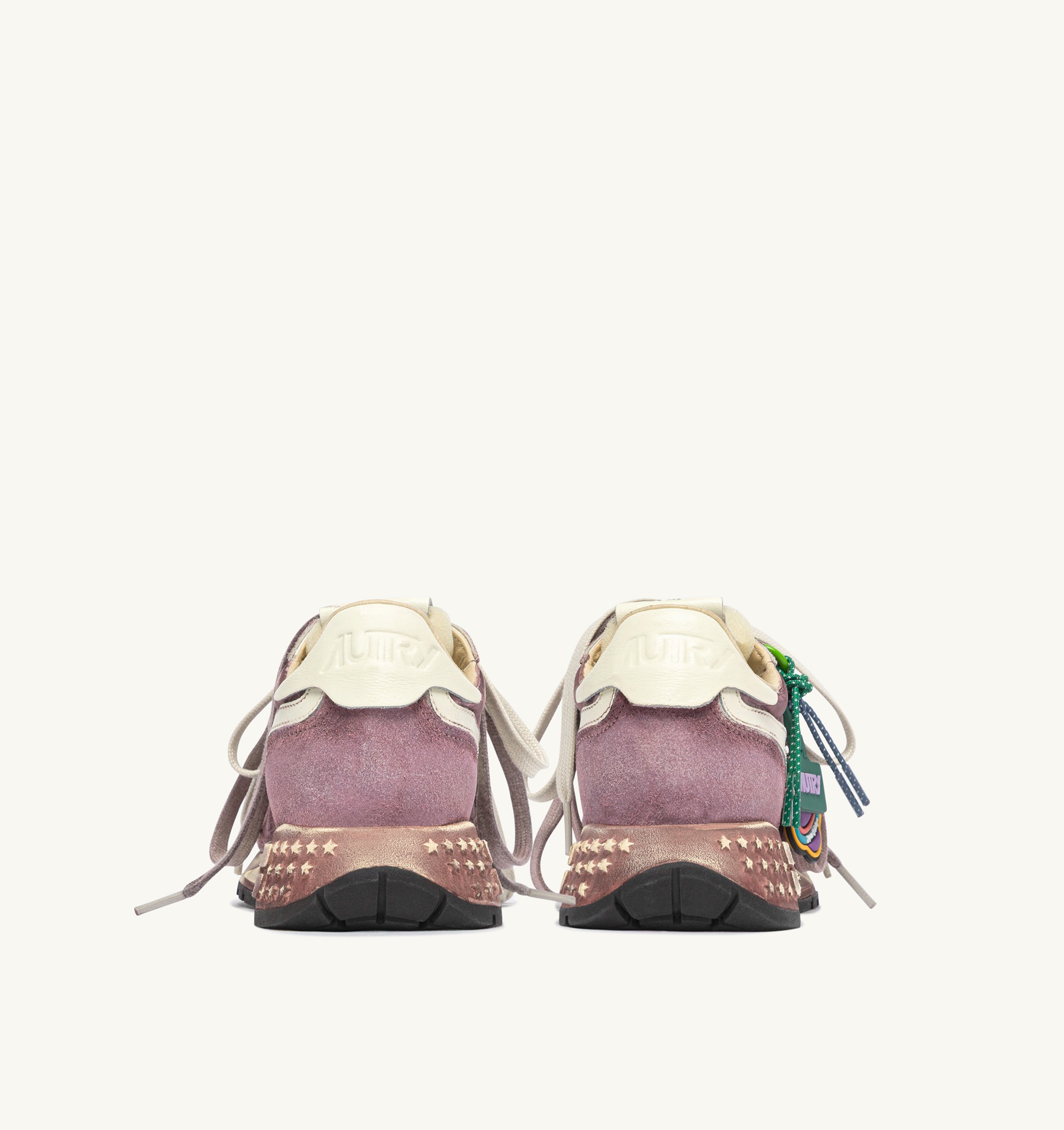 SNEAKERS REELWIND SUPER VINTAGE IN SUEDE E NYLON WINDSOR WINE E BIANCO
