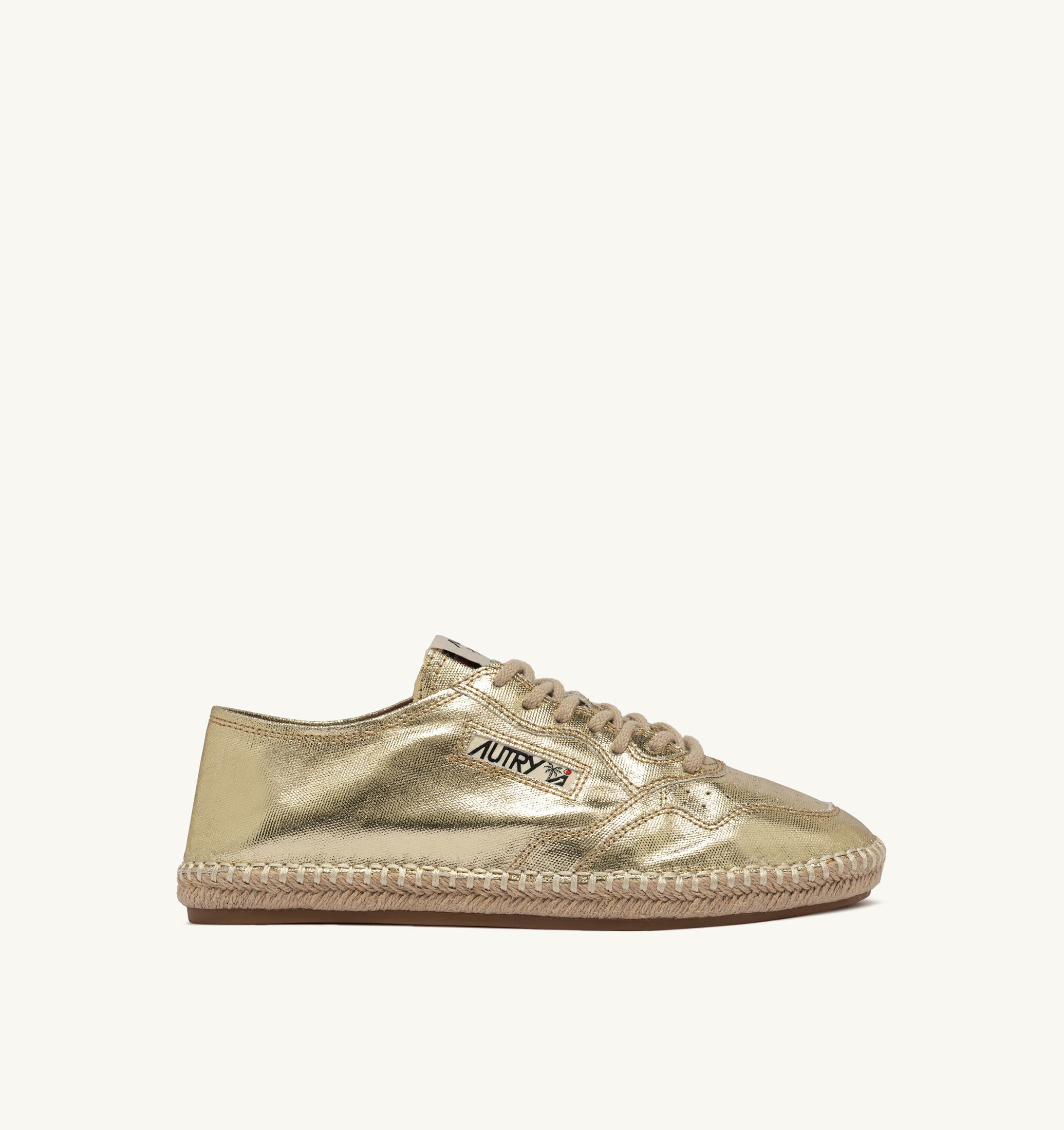 ESPADRILLAS SANDY IN CANVAS GOLD