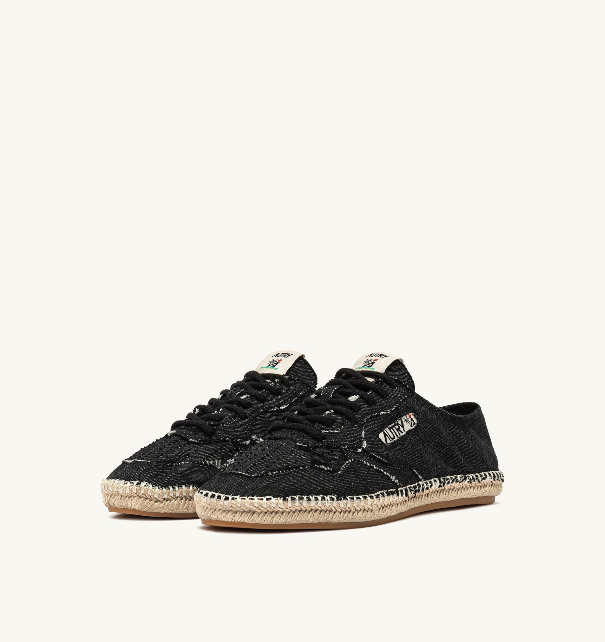 ESPADRILLAS SANDY IN CANVAS NERO