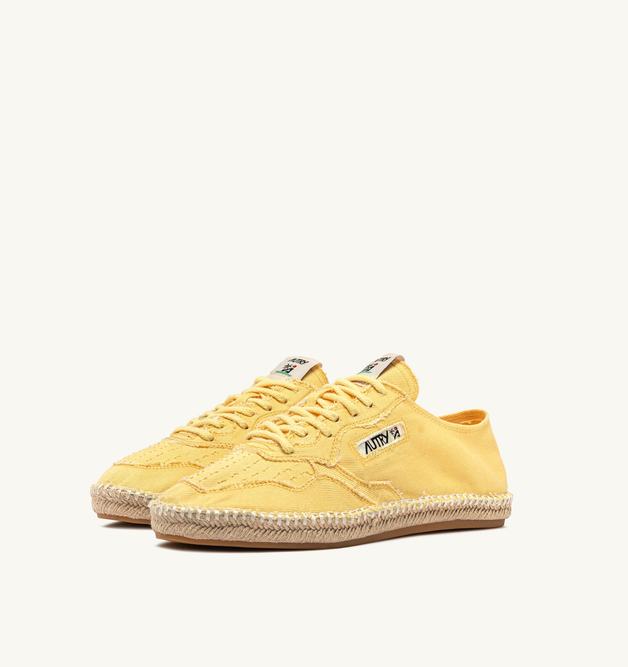ESPADRILLAS SANDY IN CANVAS PASTEL YELLOW