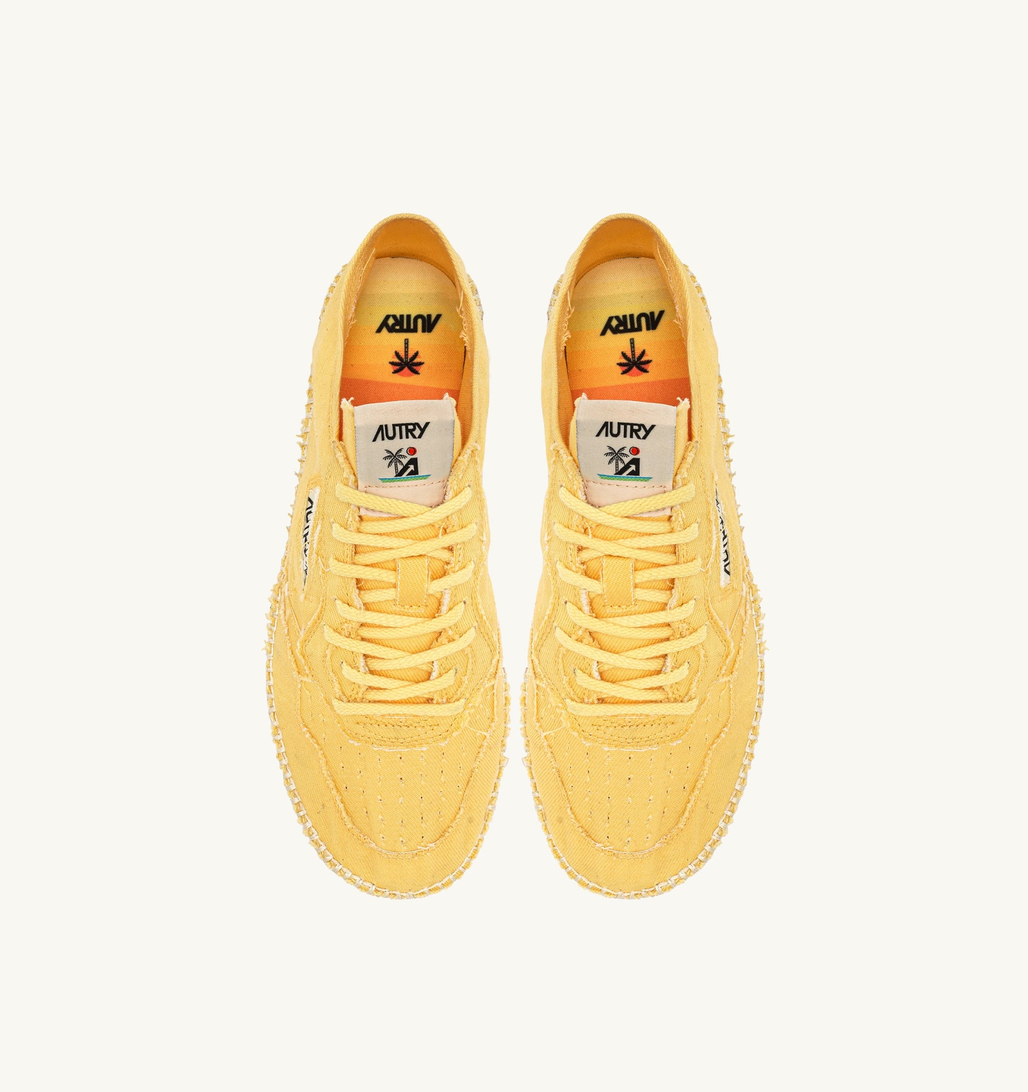 ESPADRILLAS SANDY IN CANVAS PASTEL YELLOW