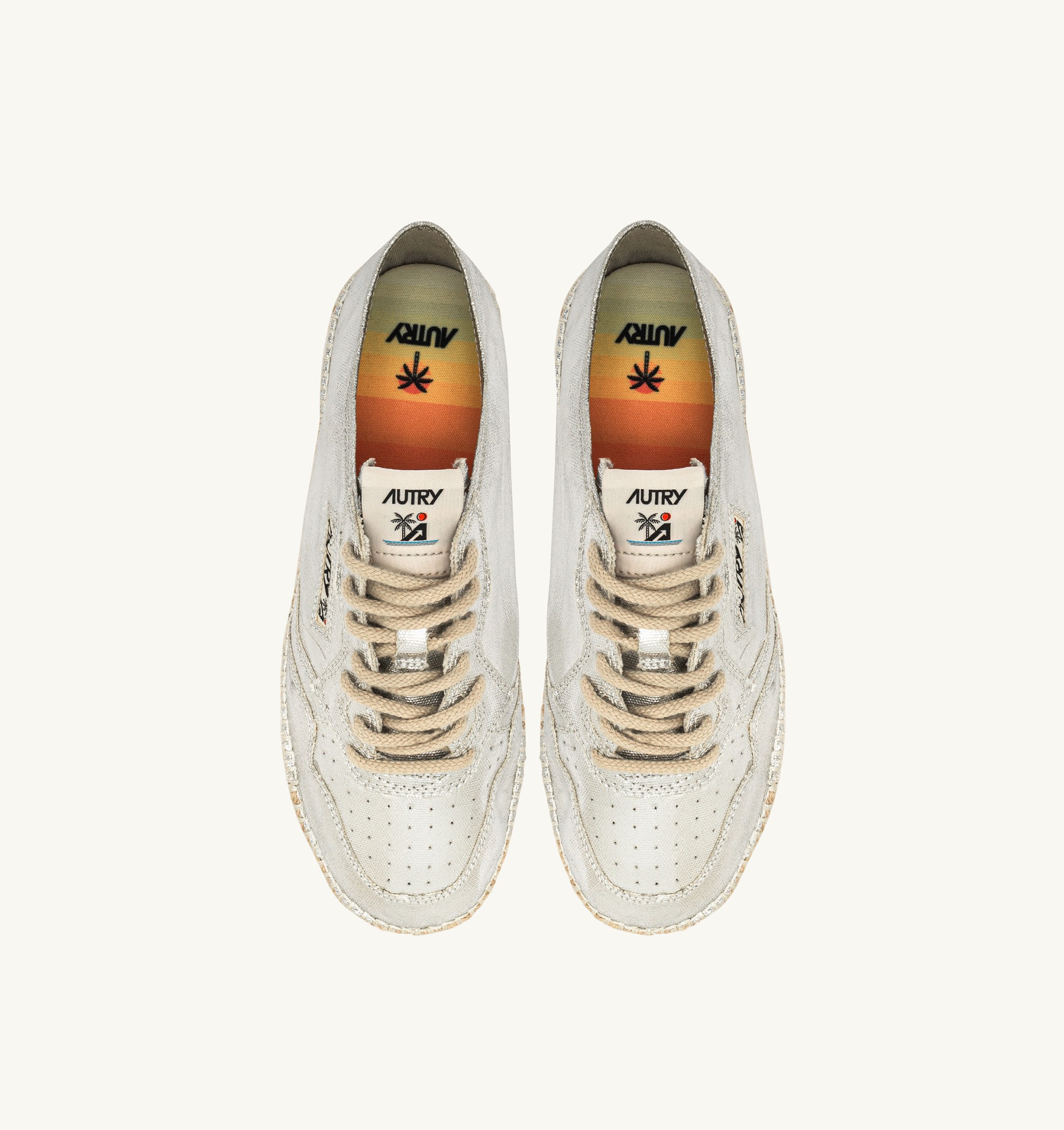 ESPADRILLAS SANDY IN CANVAS SILVER