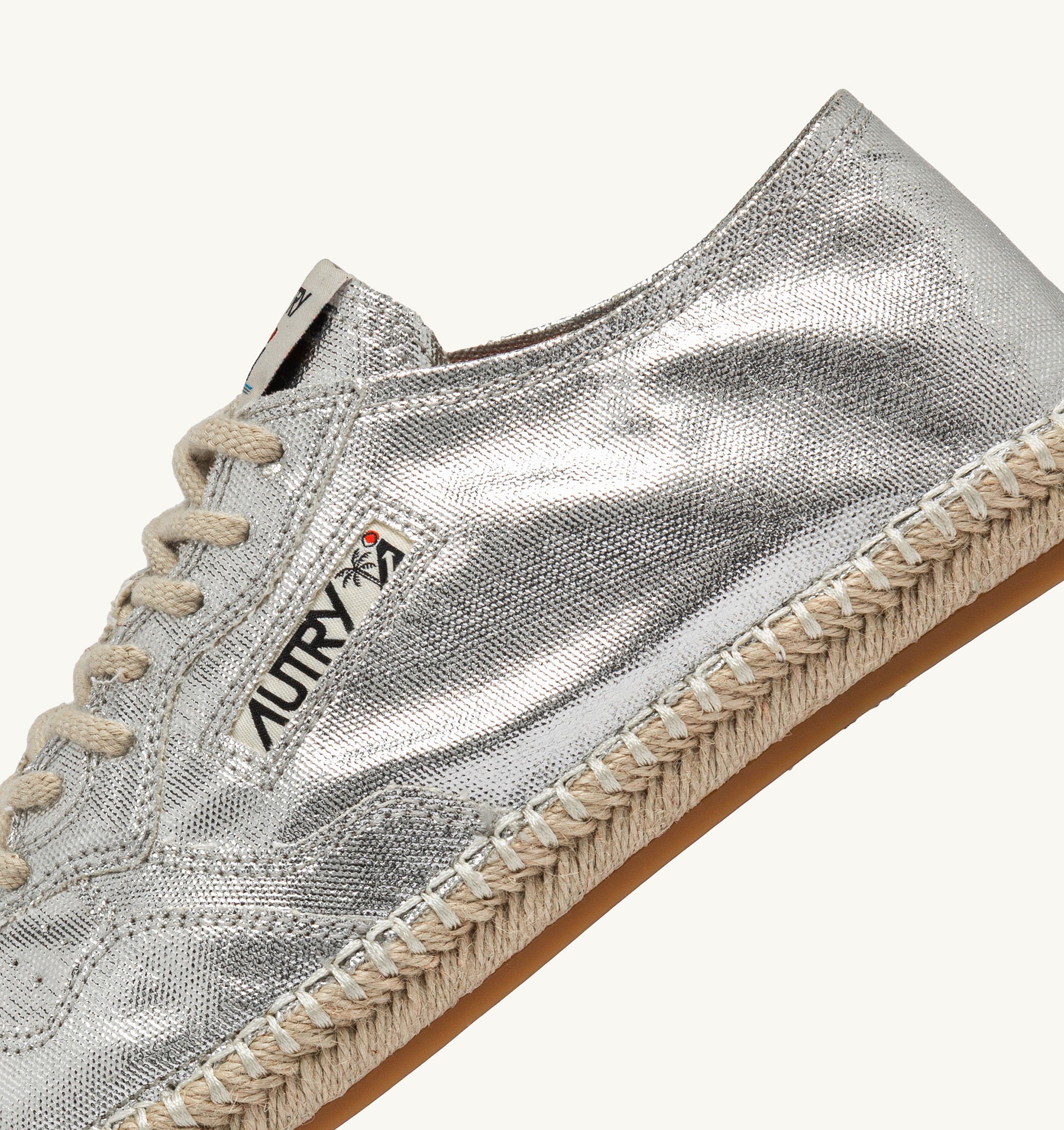 ESPADRILLAS SANDY IN CANVAS SILVER