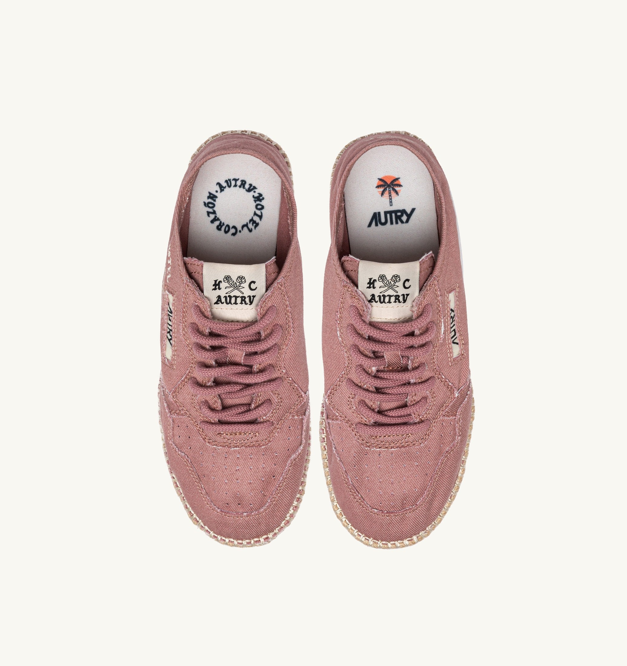 SANDY 'HOTEL CORAZÓN' IN CANVAS ASH ROSE