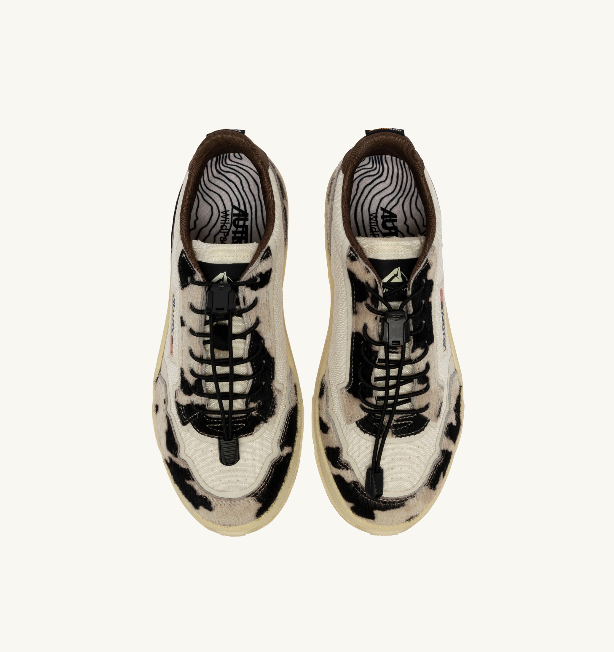 SNEAKERS WILDPACE LOW IN CORDURA E PELLE MARSHMALLOW E COW