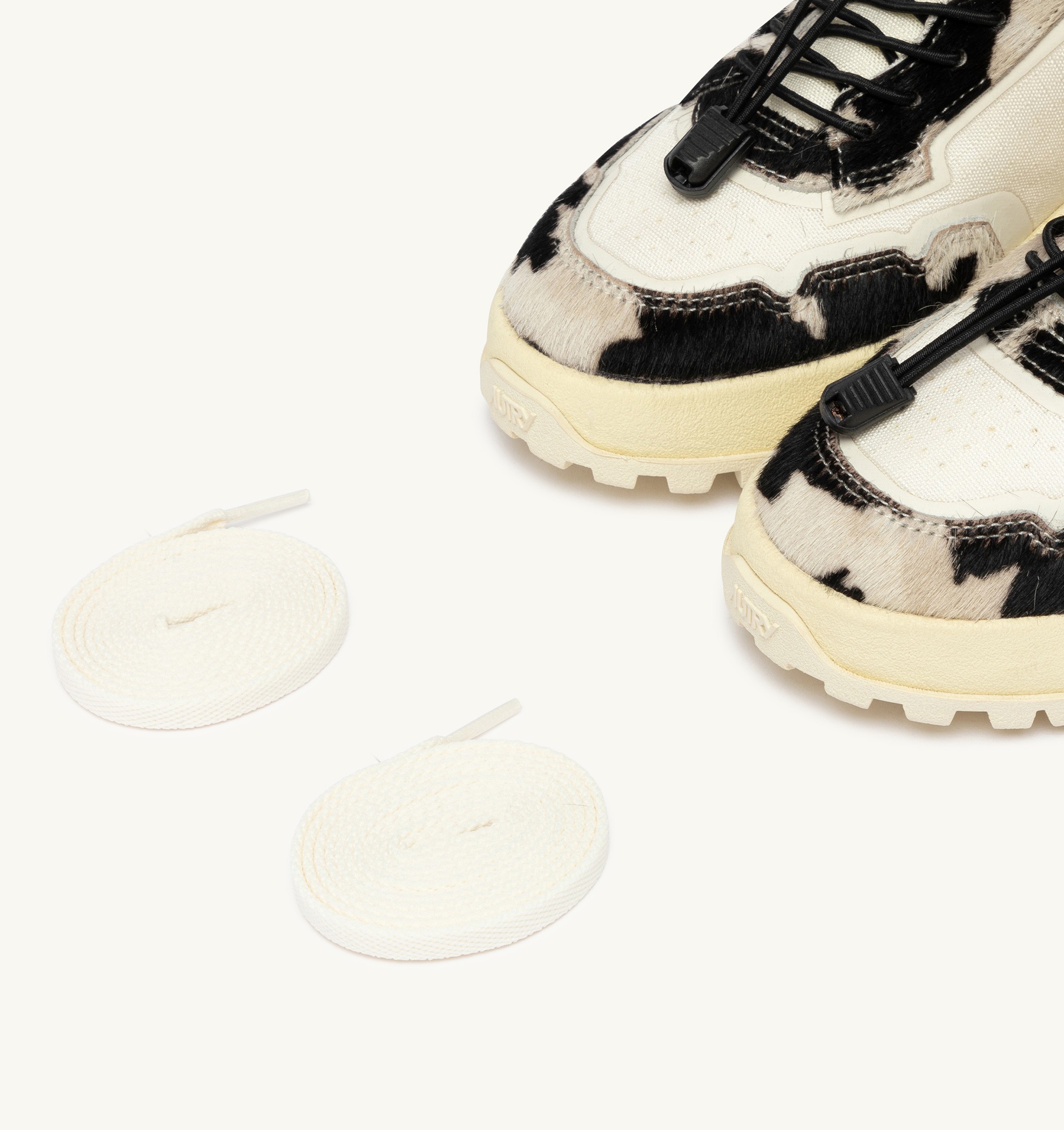 SNEAKERS WILDPACE LOW IN CORDURA E PELLE MARSHMALLOW E COW