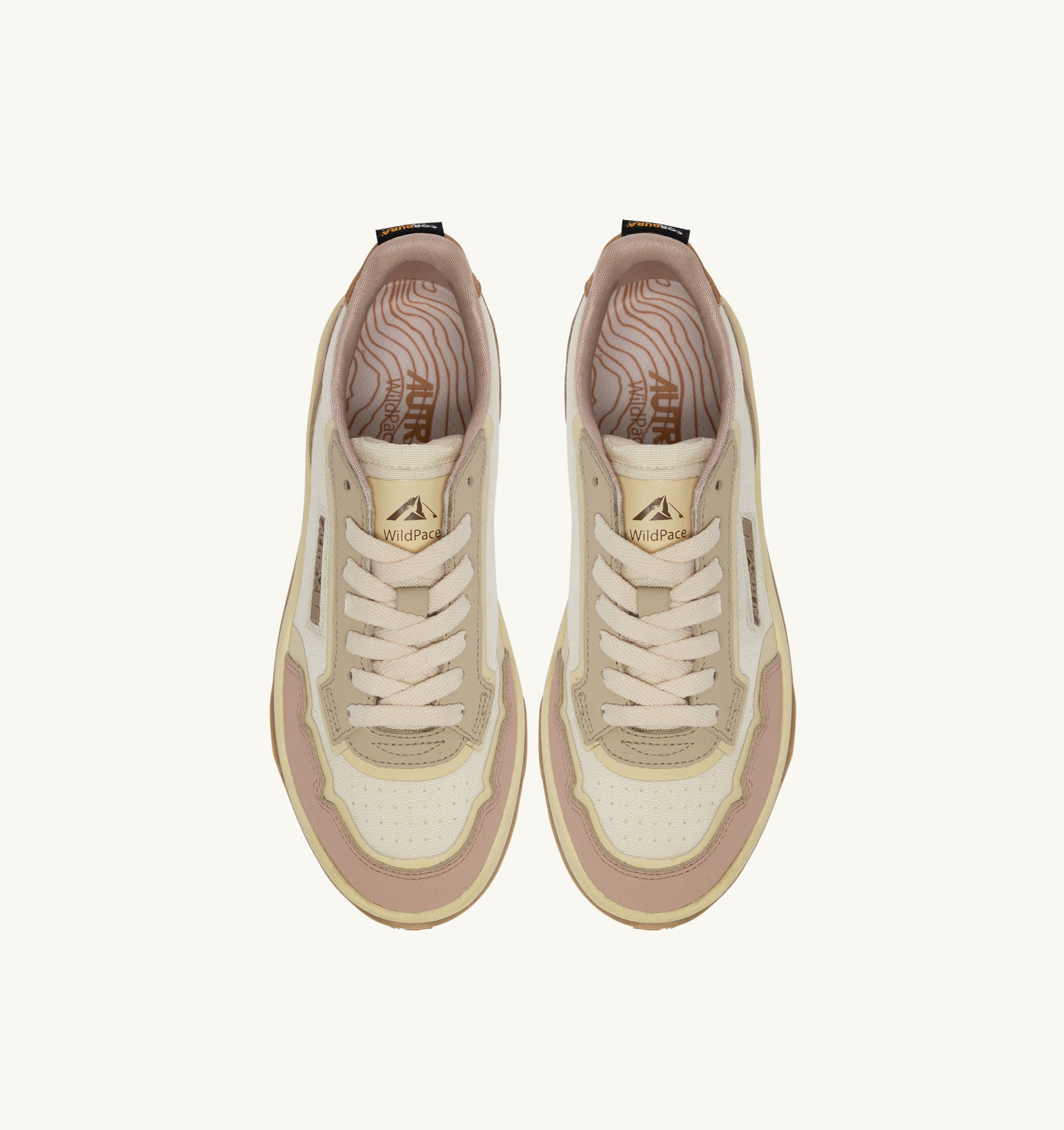 SNEAKERS WILDPACE LOW IN CORDURA E PELLE MARSHMALLOW E SILK
