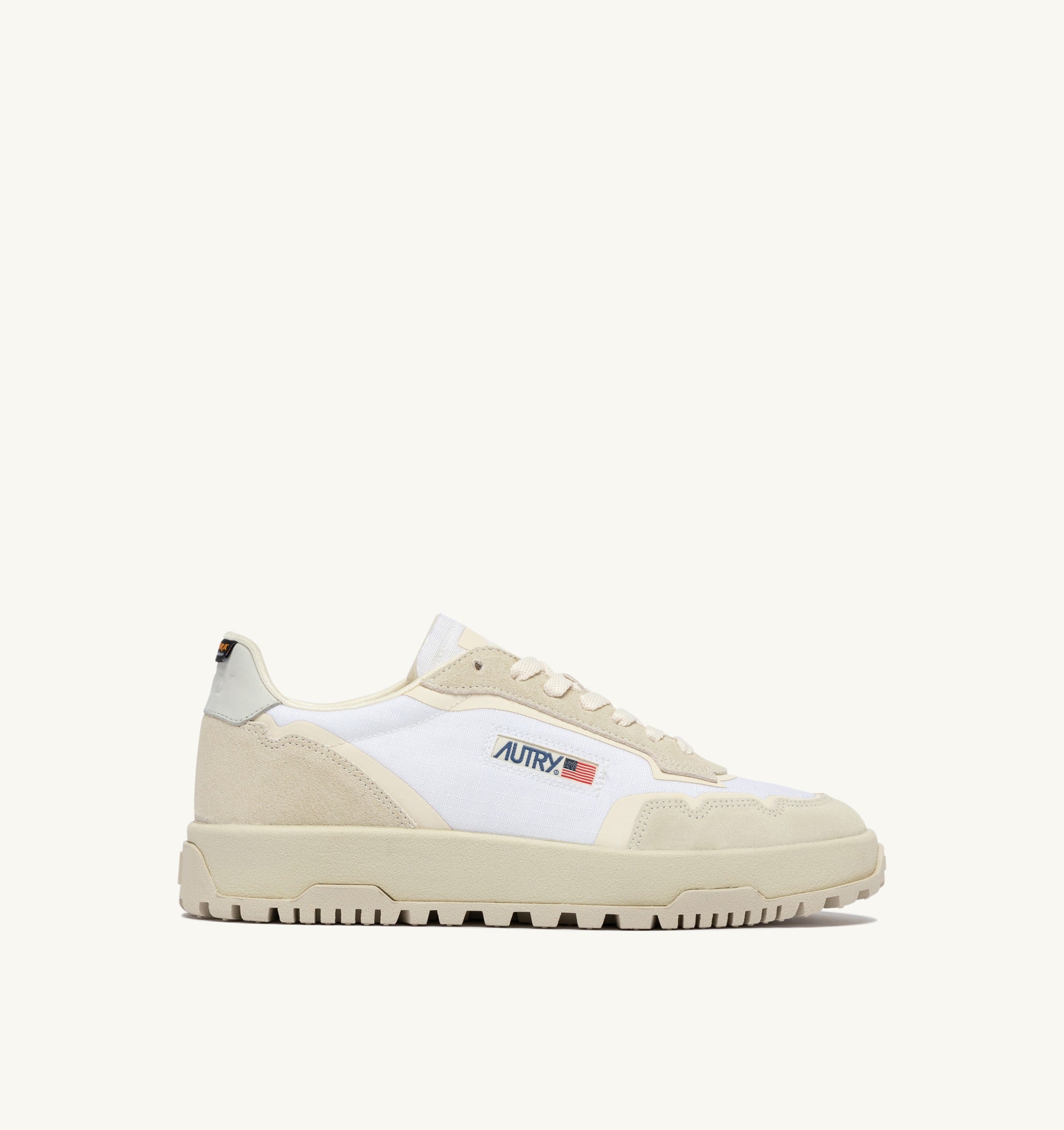 SNEAKERS WILDPACE LOW IN CORDURA E SUEDE BIANCO