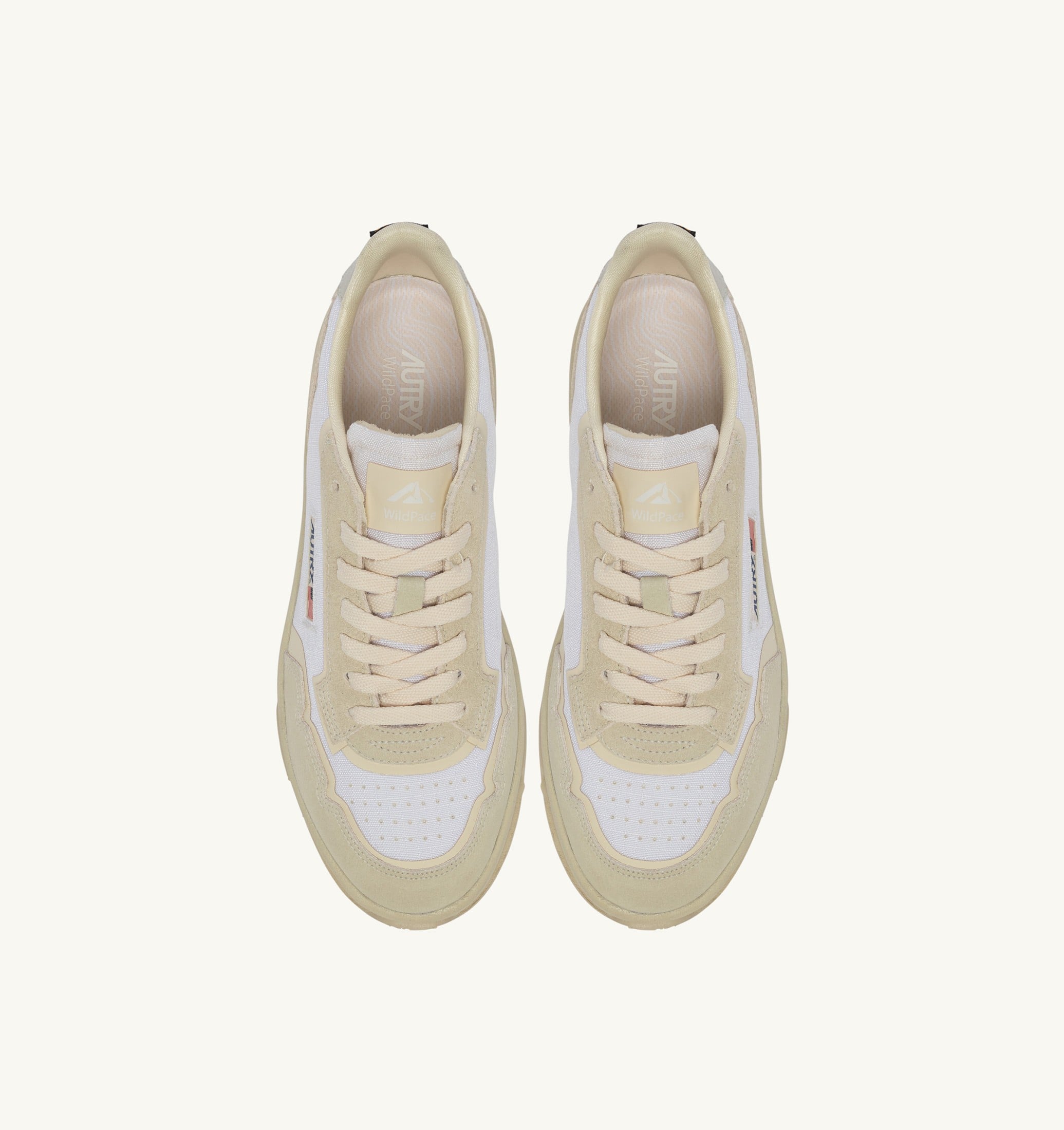 SNEAKERS WILDPACE LOW IN CORDURA E SUEDE BIANCO
