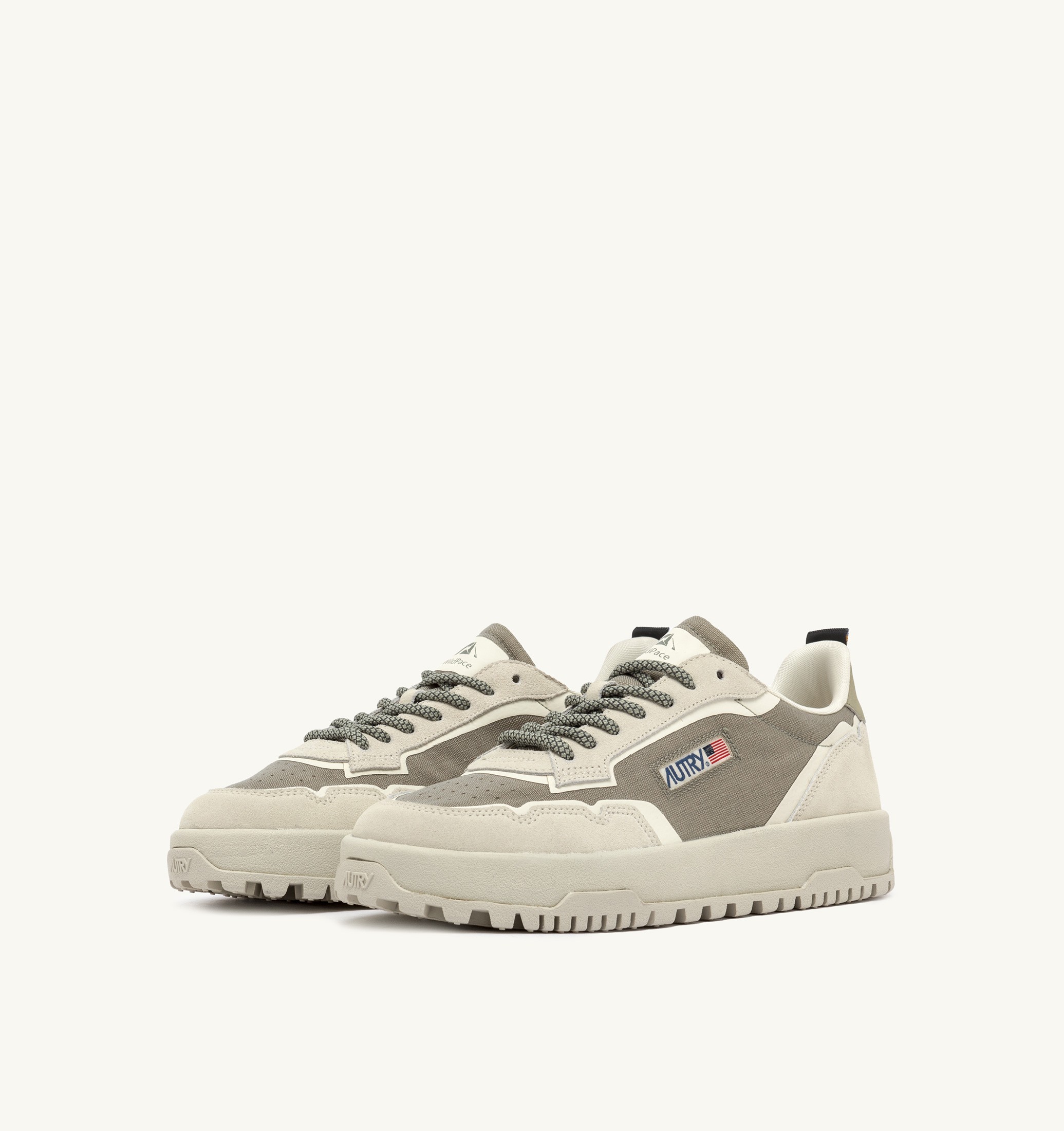 SNEAKERS WILDPACE LOW IN CORDURA E SUEDE COLORE ELMOND E BIANCO