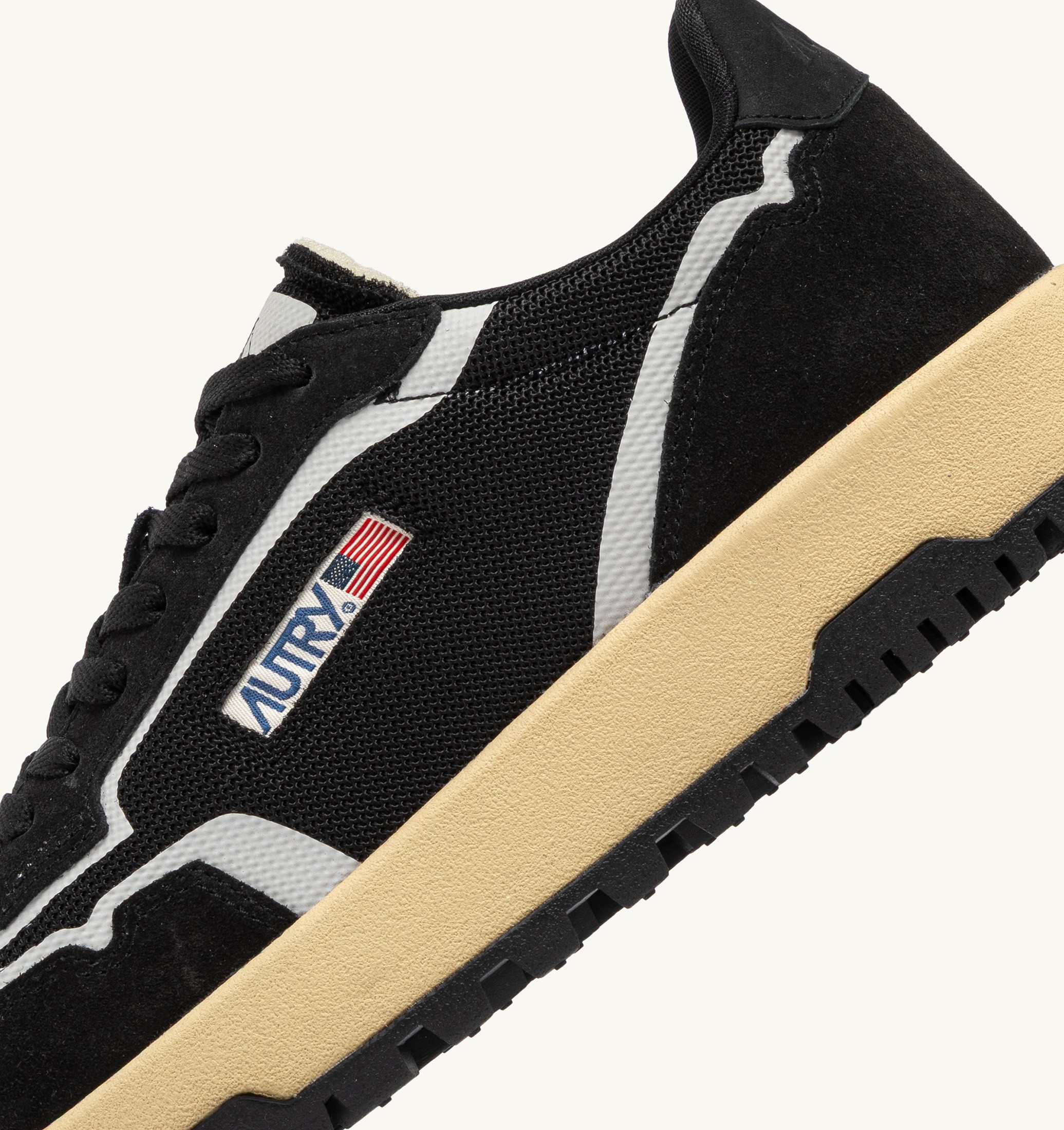 SNEAKERS WILDPACE LOW IN DRAGON MESH E SUEDE NERO