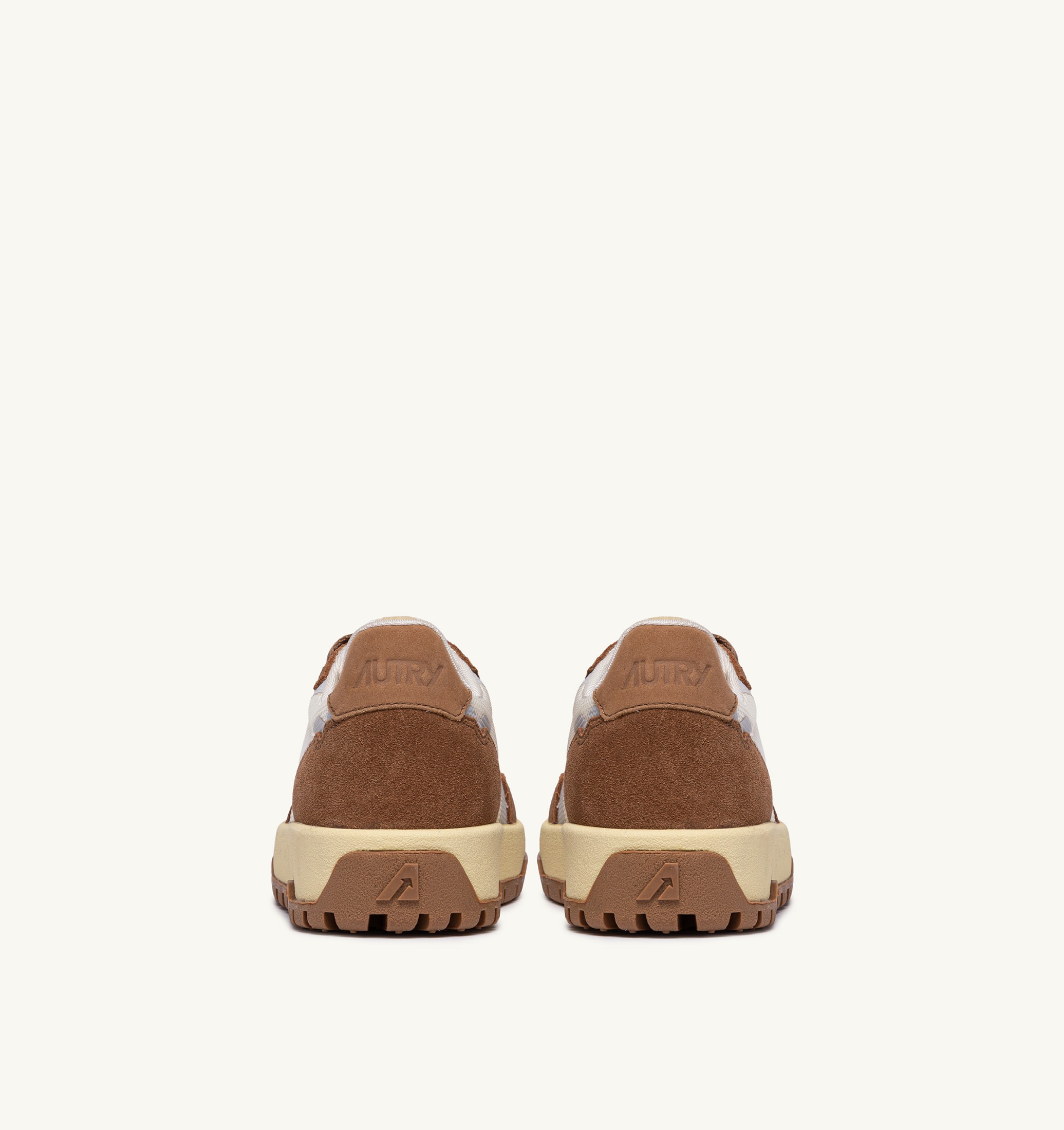 SNEAKERS WILDPACE LOW IN MESH E SUEDE MARSHMALLOW E CIGAR