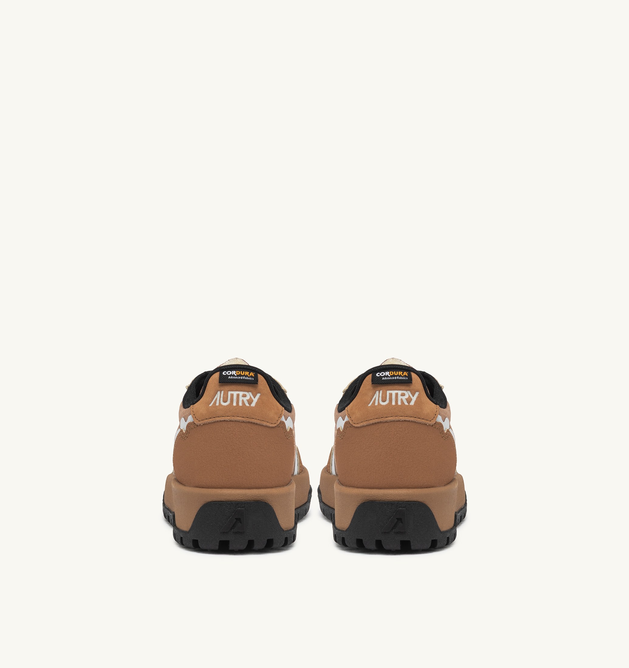 SNEAKERS WILDPACE LOW IN NYLON RIPSTOP E PELLE BROWN SUGAR E REFLEX