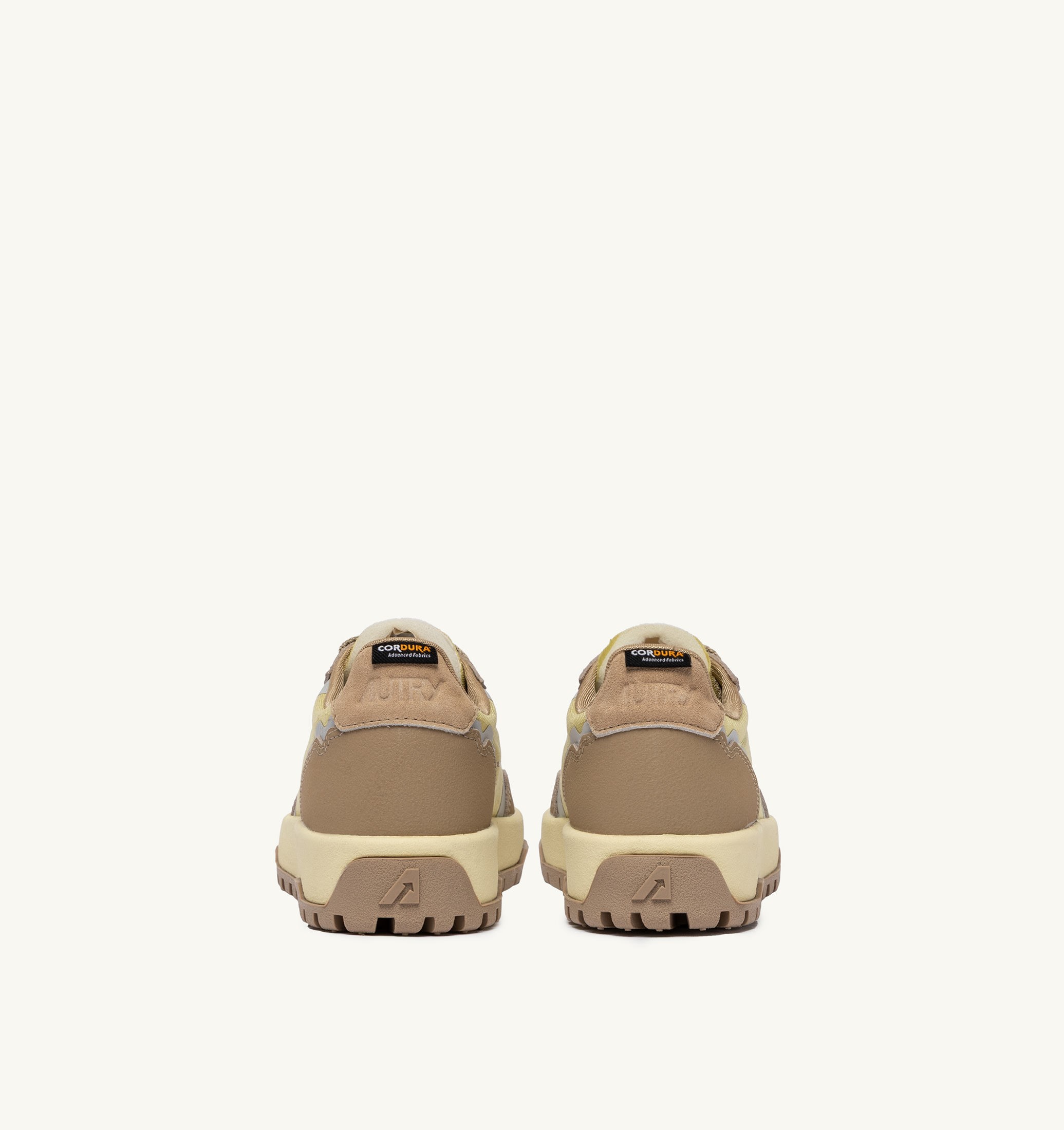 SNEAKERS WILDPACE LOW IN NYLON RIPSTOP E PELLE LEMON GRASS E INCENSE