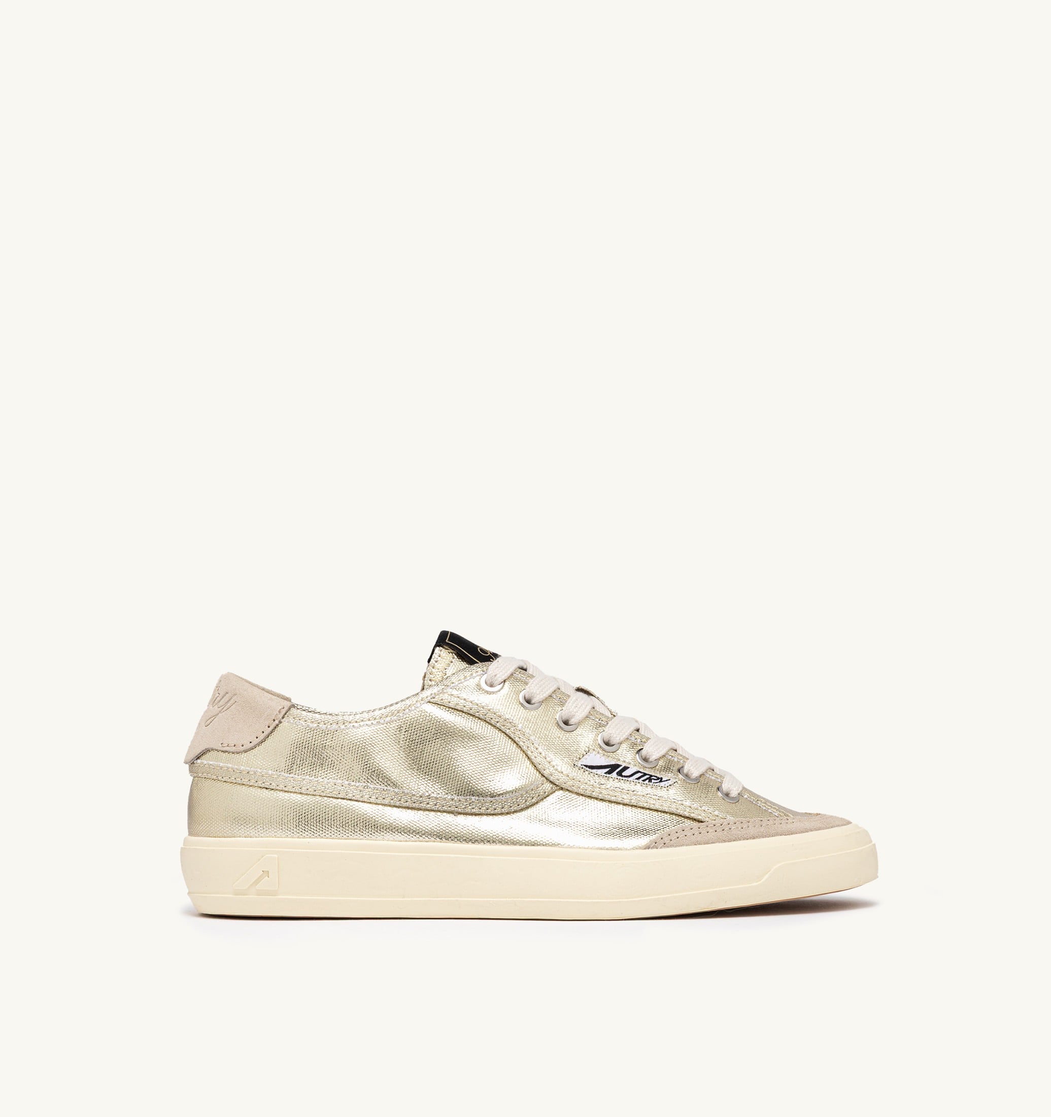 SNEAKERS WINDSCAPE LOW IN CANVAS PLATINO