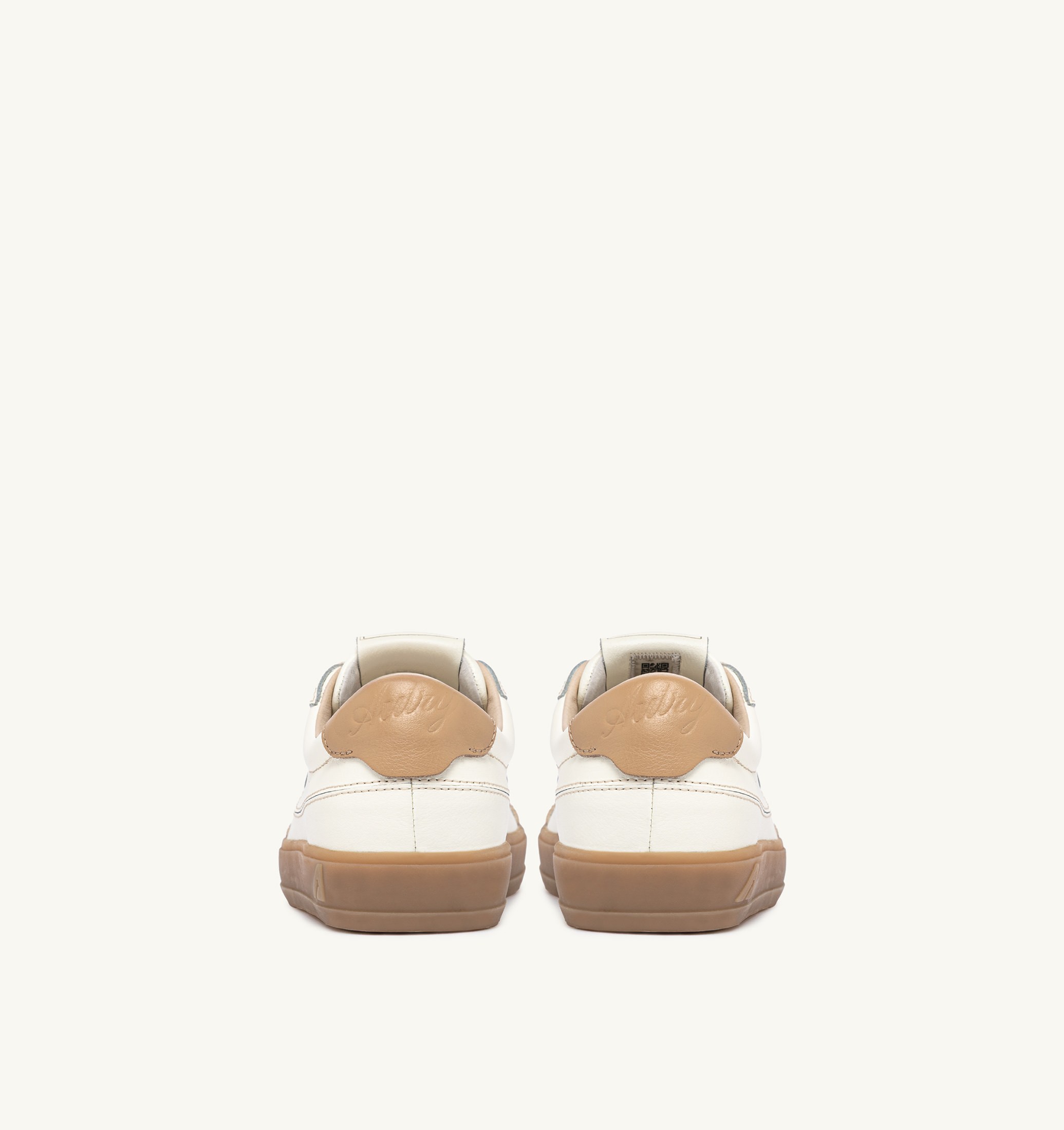 SNEAKERS WINDSCAPE LOW IN PELLE MARSHMALLOW E TAN