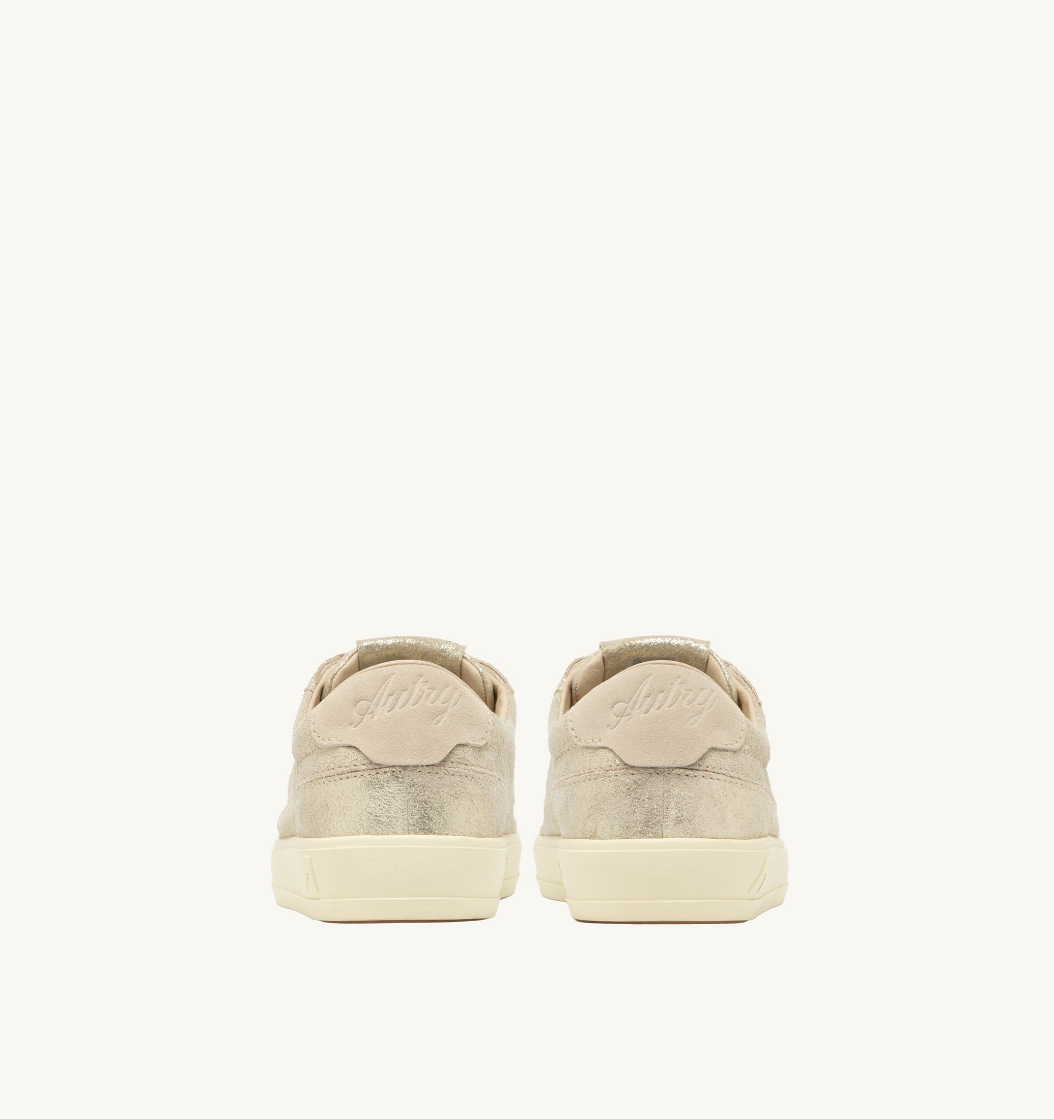 SNEAKERS WINDSCAPE LOW IN SUEDE LAMINATO PLATINO E SAND