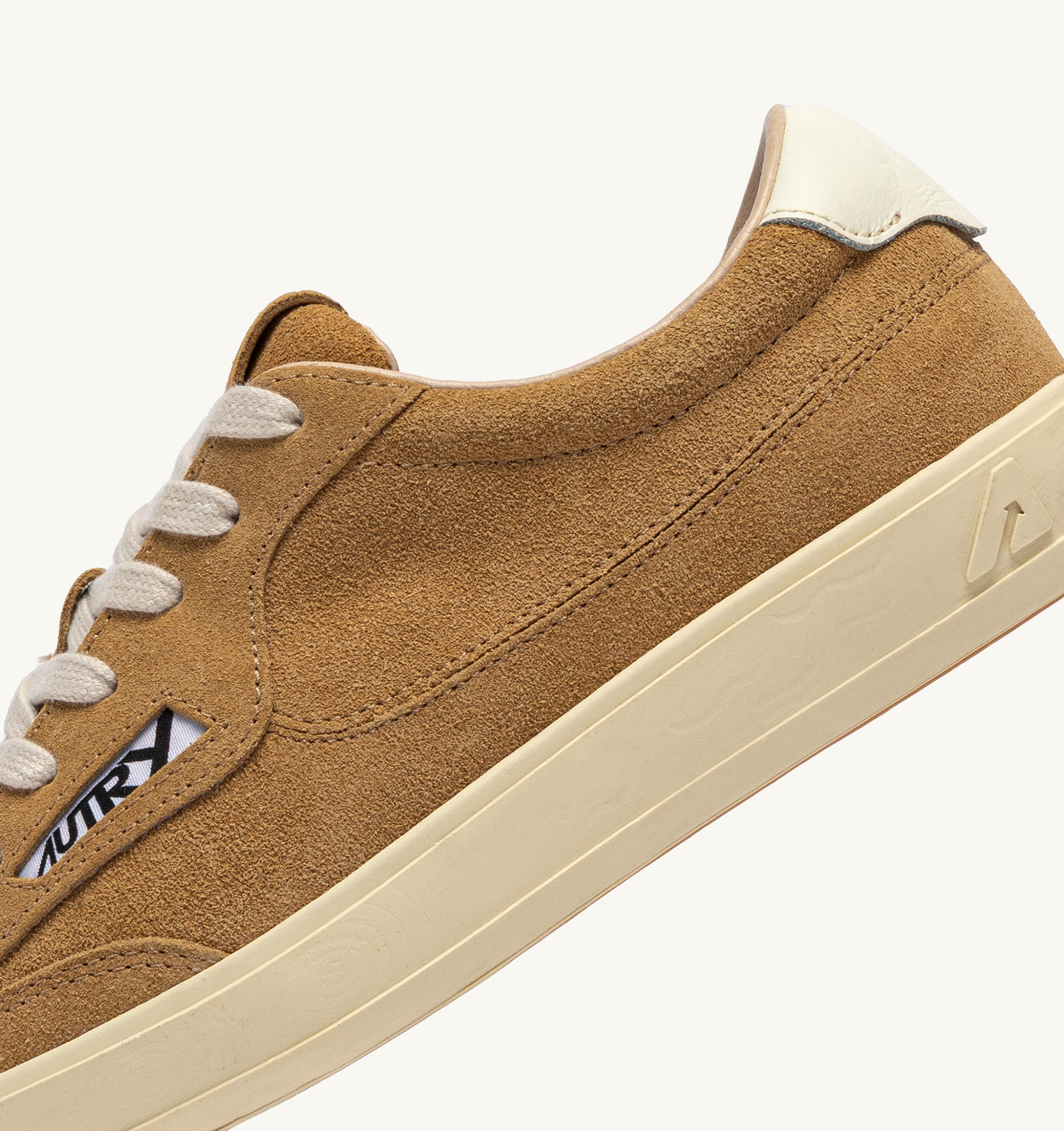 SNEAKERS WINDSCAPE LOW IN SUEDE RAME E MARSHMALLOW