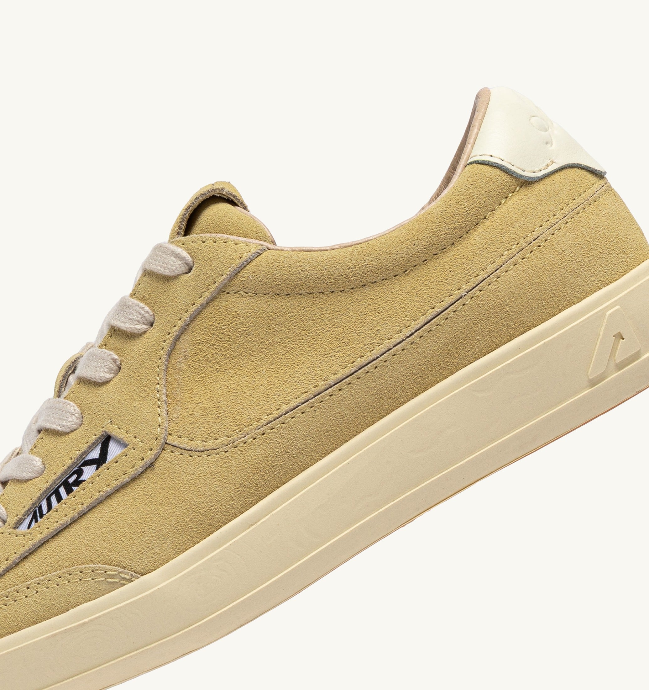 SNEAKERS WINDSCAPE LOW IN SUEDE STRAW E MARSHMALLOW