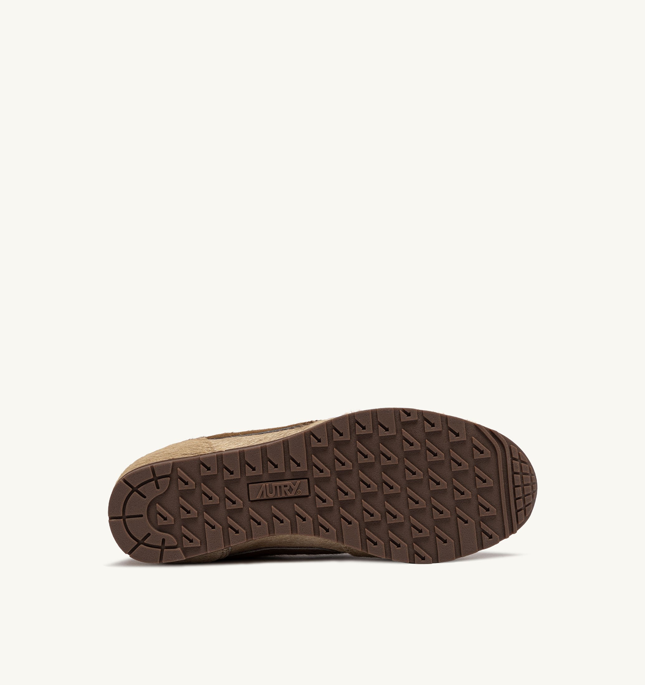 SNEAKERS WINDSPIN EFFETTO CAVALLINO BEIGE E MARRONE