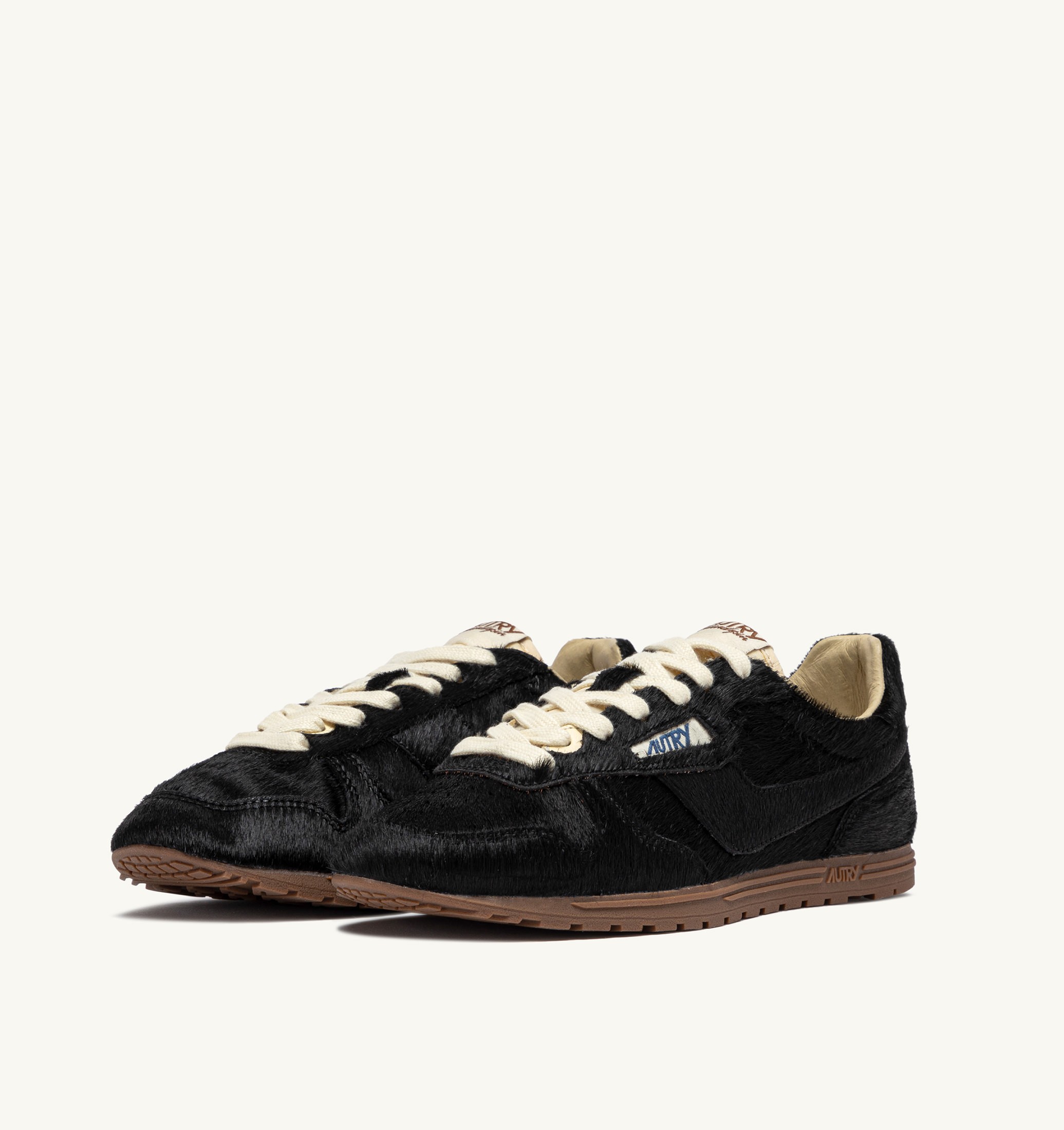 SNEAKERS WINDSPIN EFFETTO CAVALLINO NERO