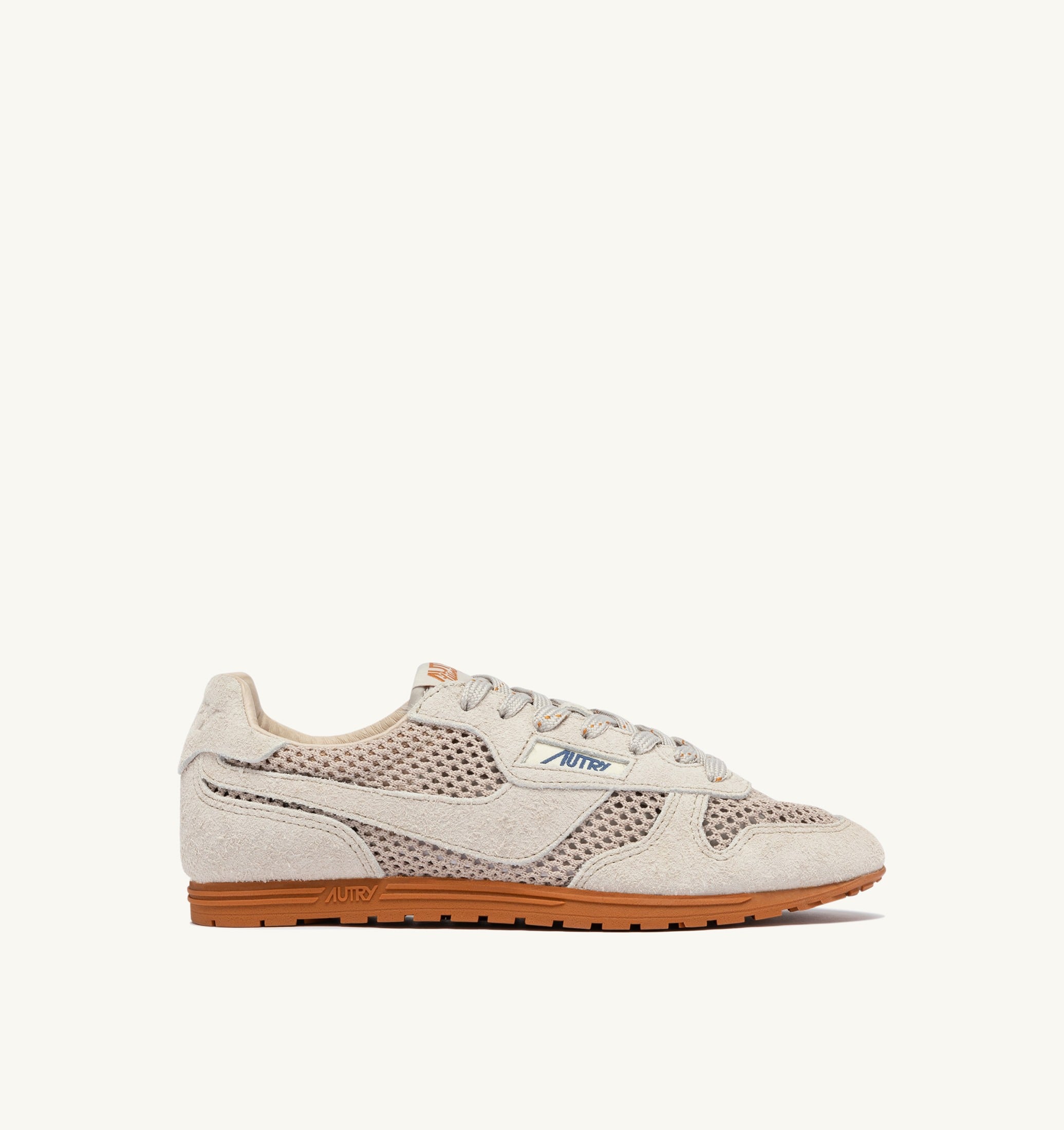 SNEAKERS WINDSPIN IN MESH E SUEDE SAND