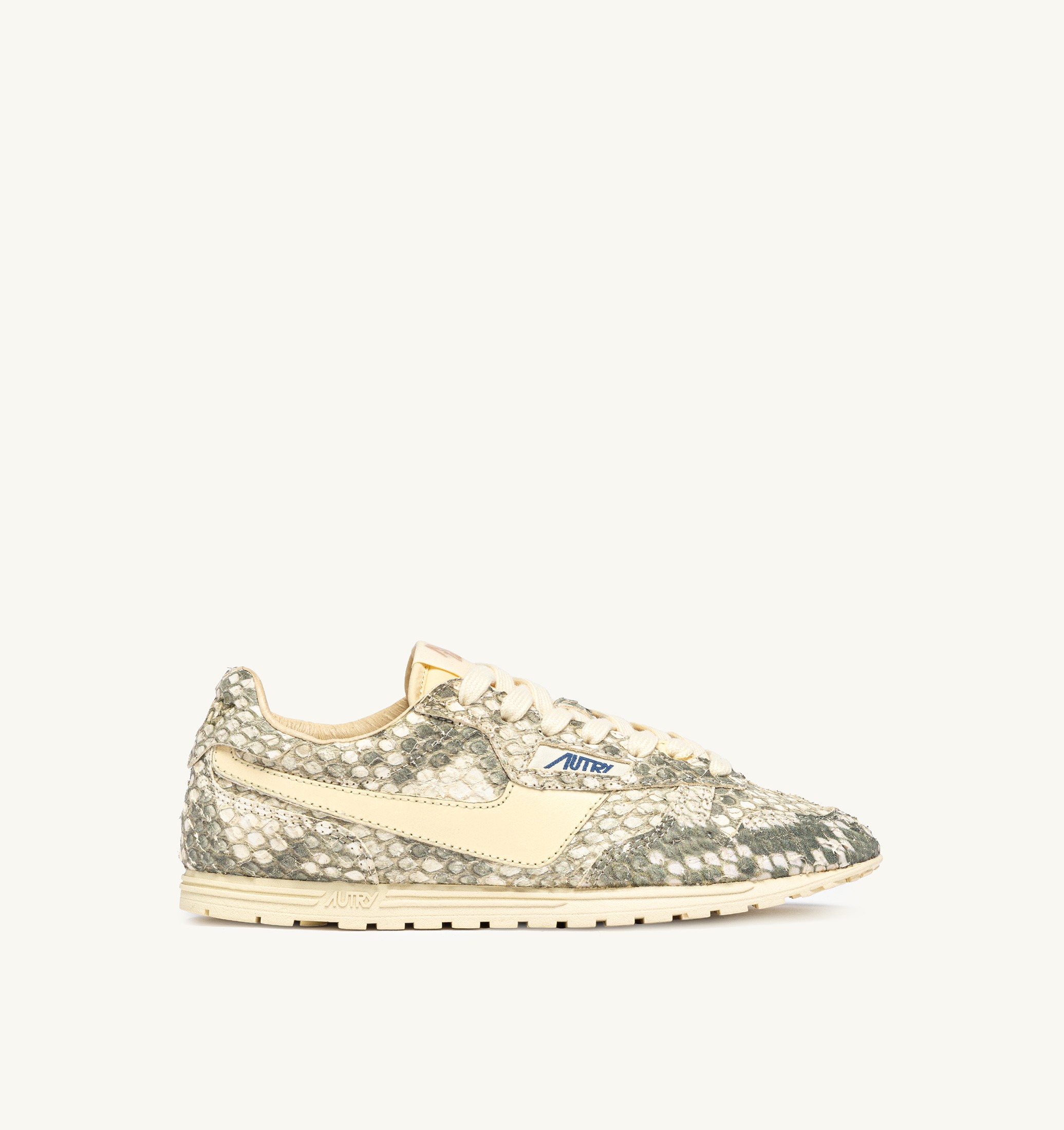 SNEAKERS WINDSPIN IN PELLE CON STAMPA SNAKE DIAMOND ROCK E RUTABAGA