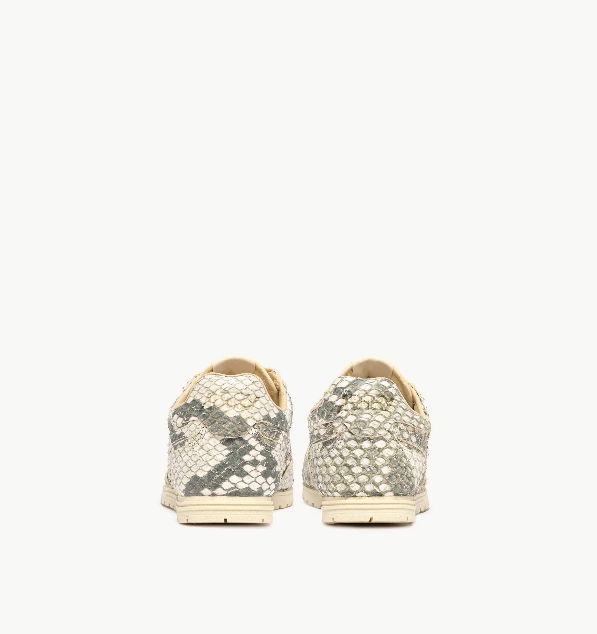 SNEAKERS WINDSPIN IN PELLE CON STAMPA SNAKE DIAMOND ROCK E RUTABAGA