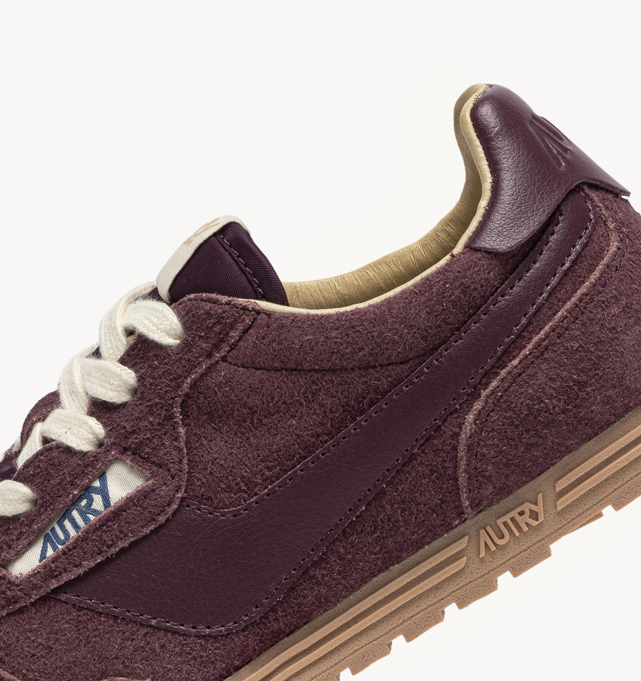 SNEAKERS WINDSPIN IN SUEDE E PELLE AMARONE