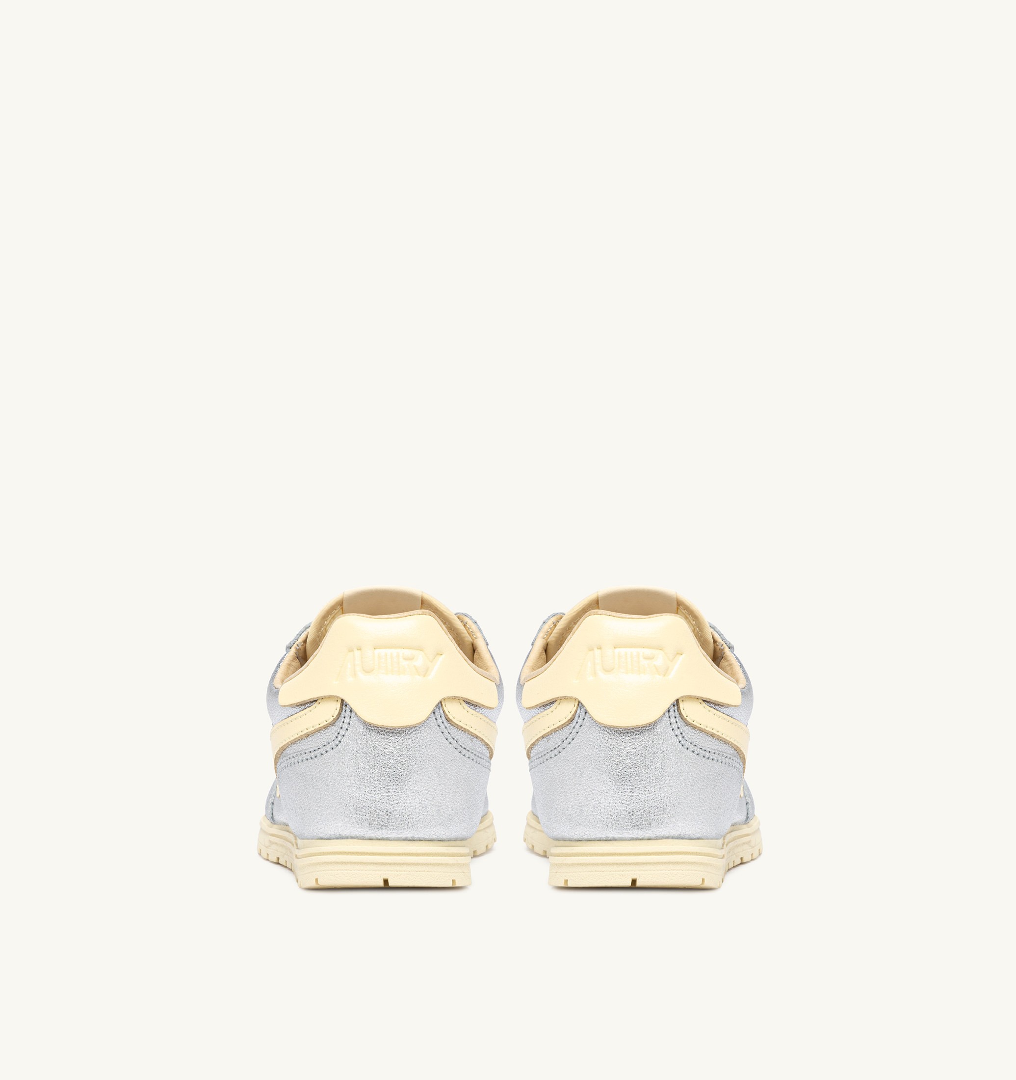 SNEAKERS WINDSPIN IN SUEDE E PELLE ARGENTO E RUTABAGA