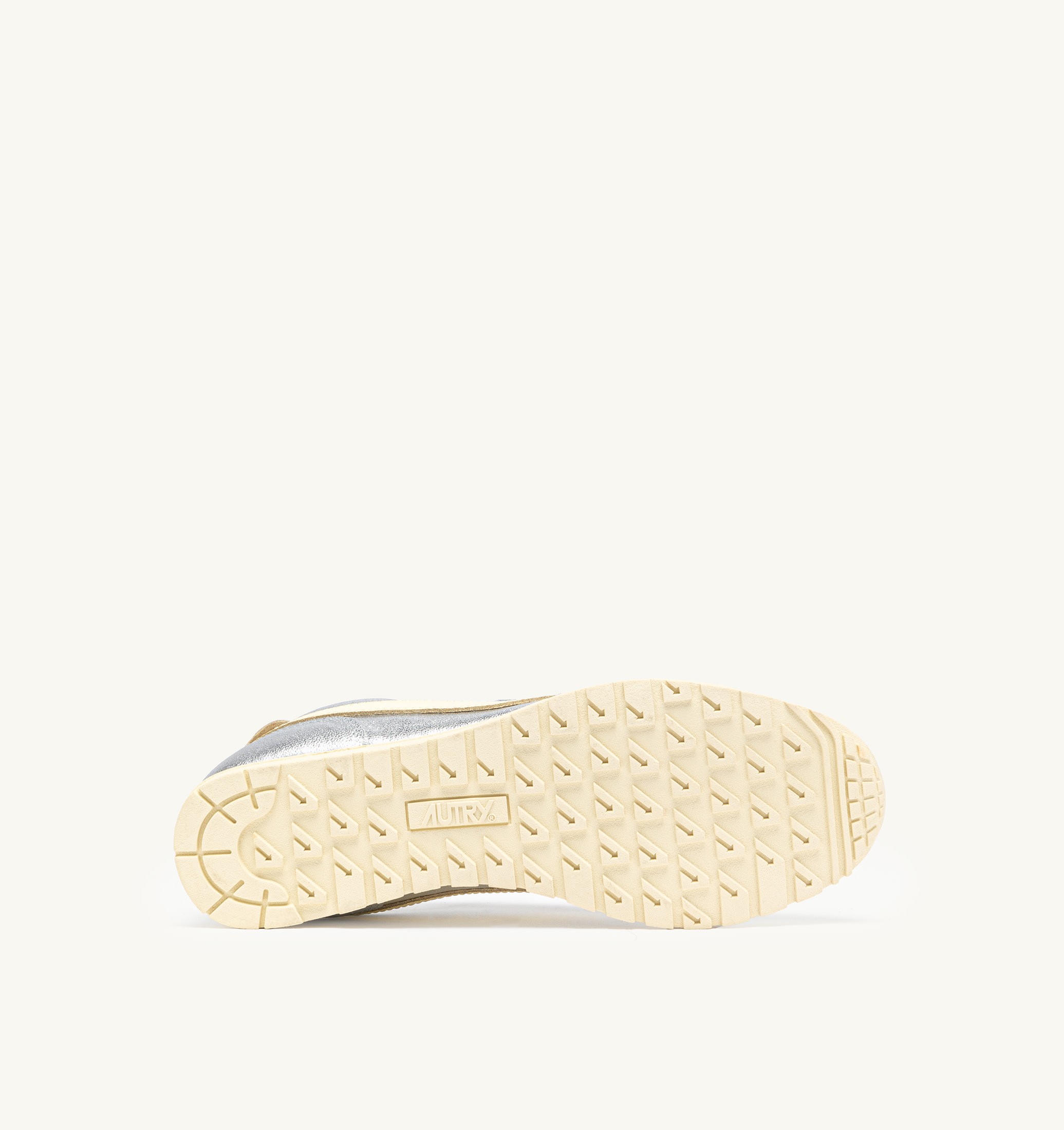 SNEAKERS WINDSPIN IN SUEDE E PELLE ARGENTO E RUTABAGA