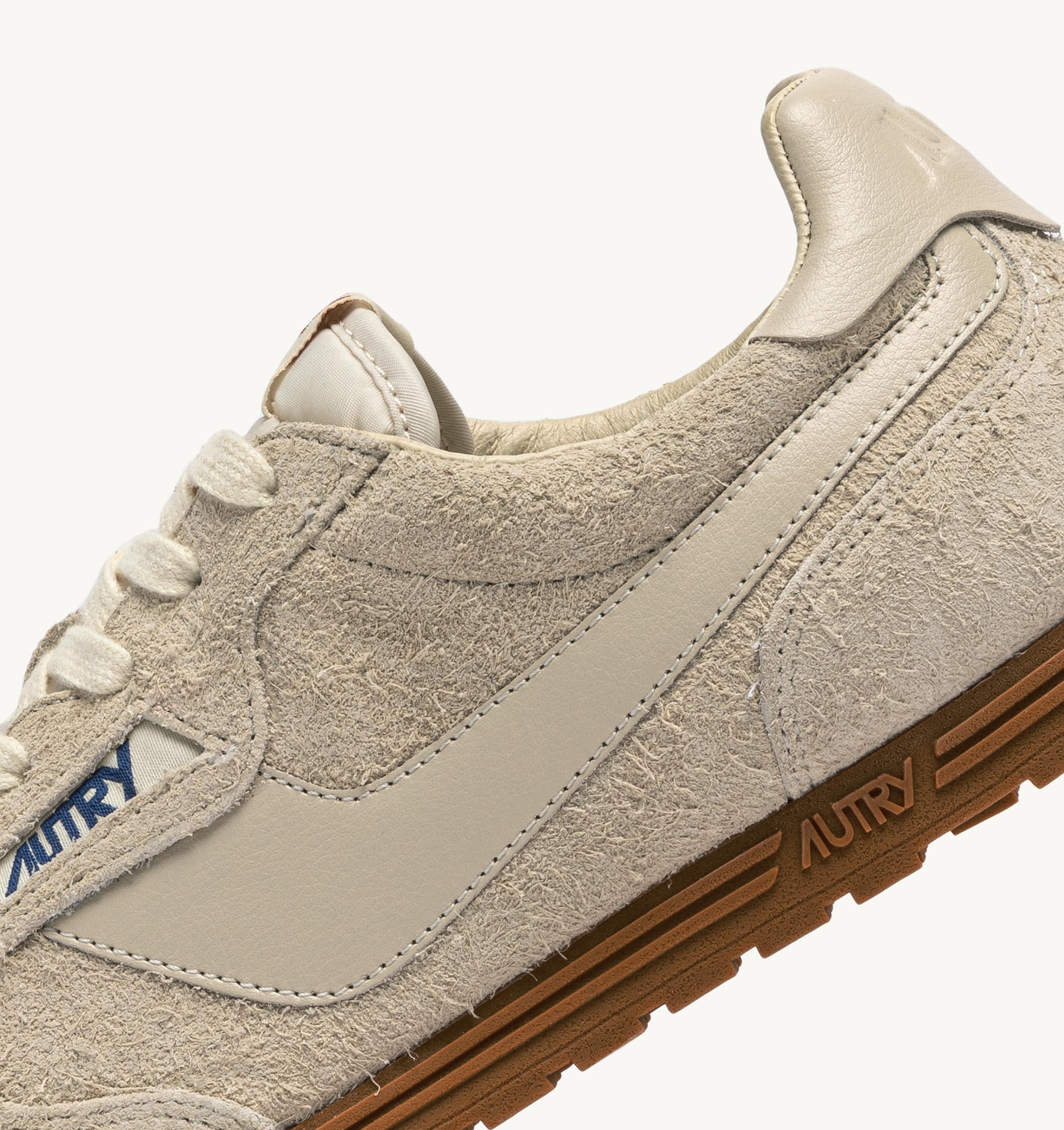 SNEAKERS WINDSPIN IN SUEDE E PELLE BISCUIT
