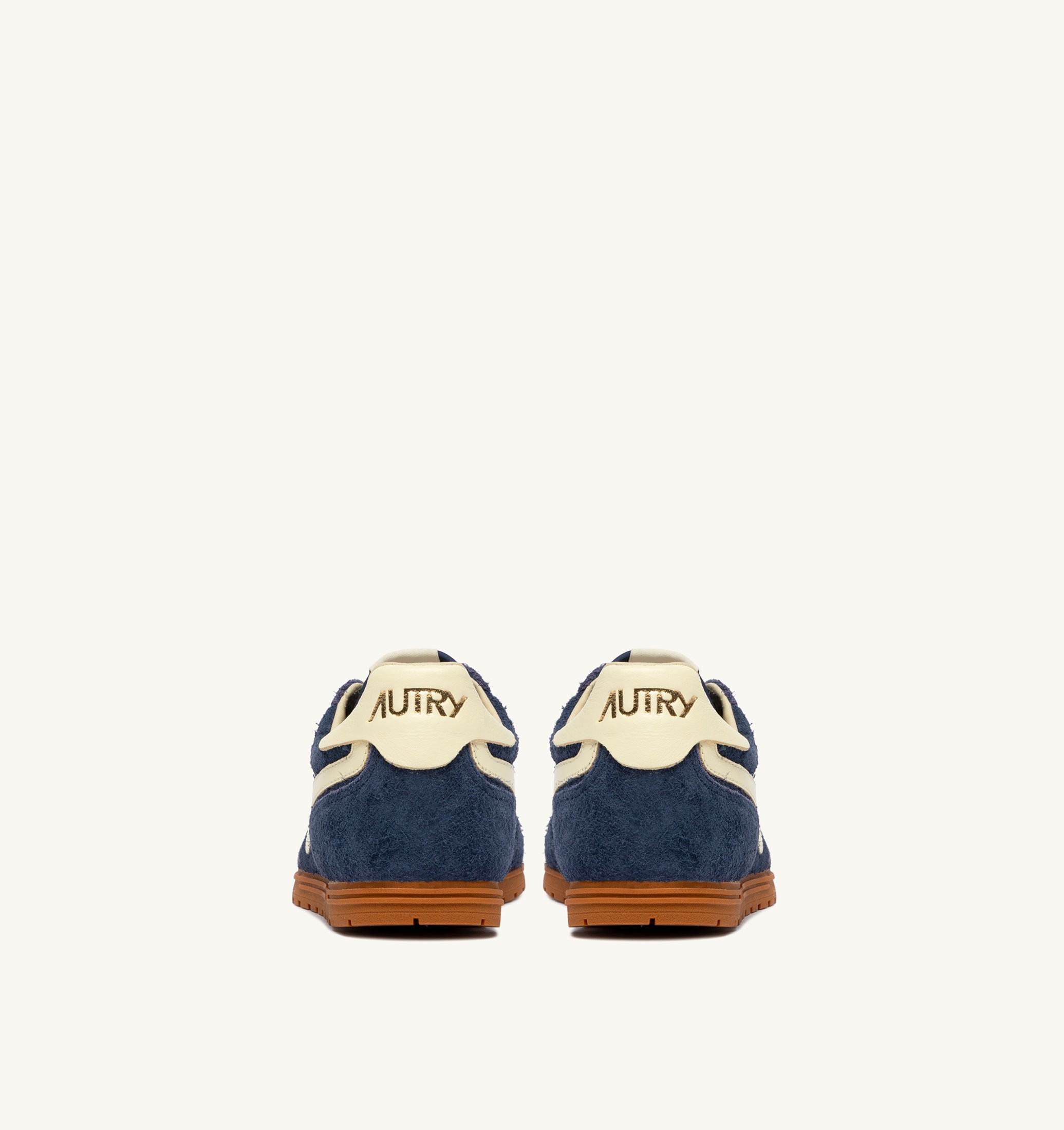 SNEAKERS WINDSPIN IN SUEDE E PELLE BLUETTE E RUTABAGA