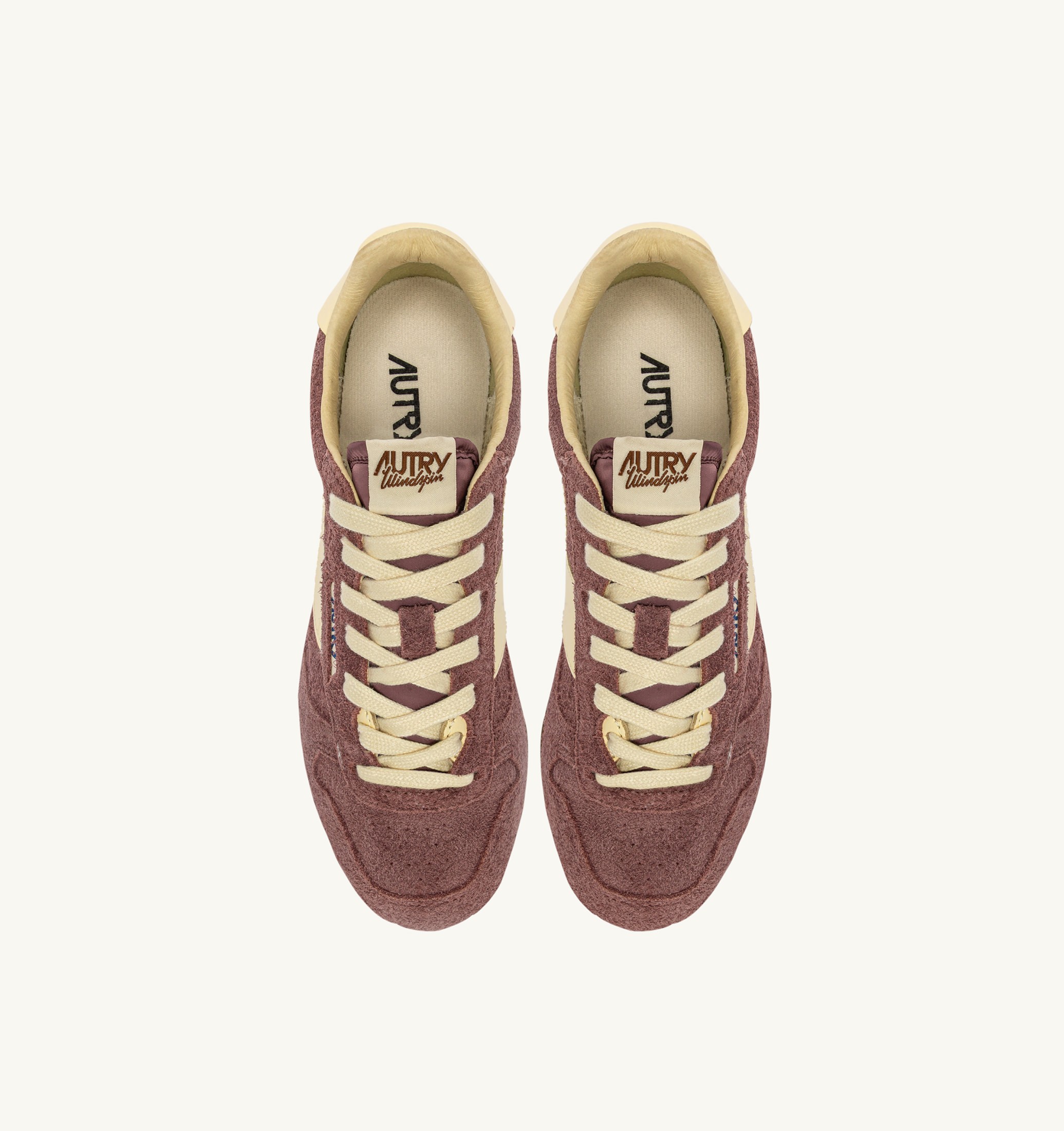 SNEAKERS WINDSPIN IN SUEDE E PELLE CHIANTI E RUTABAGA
