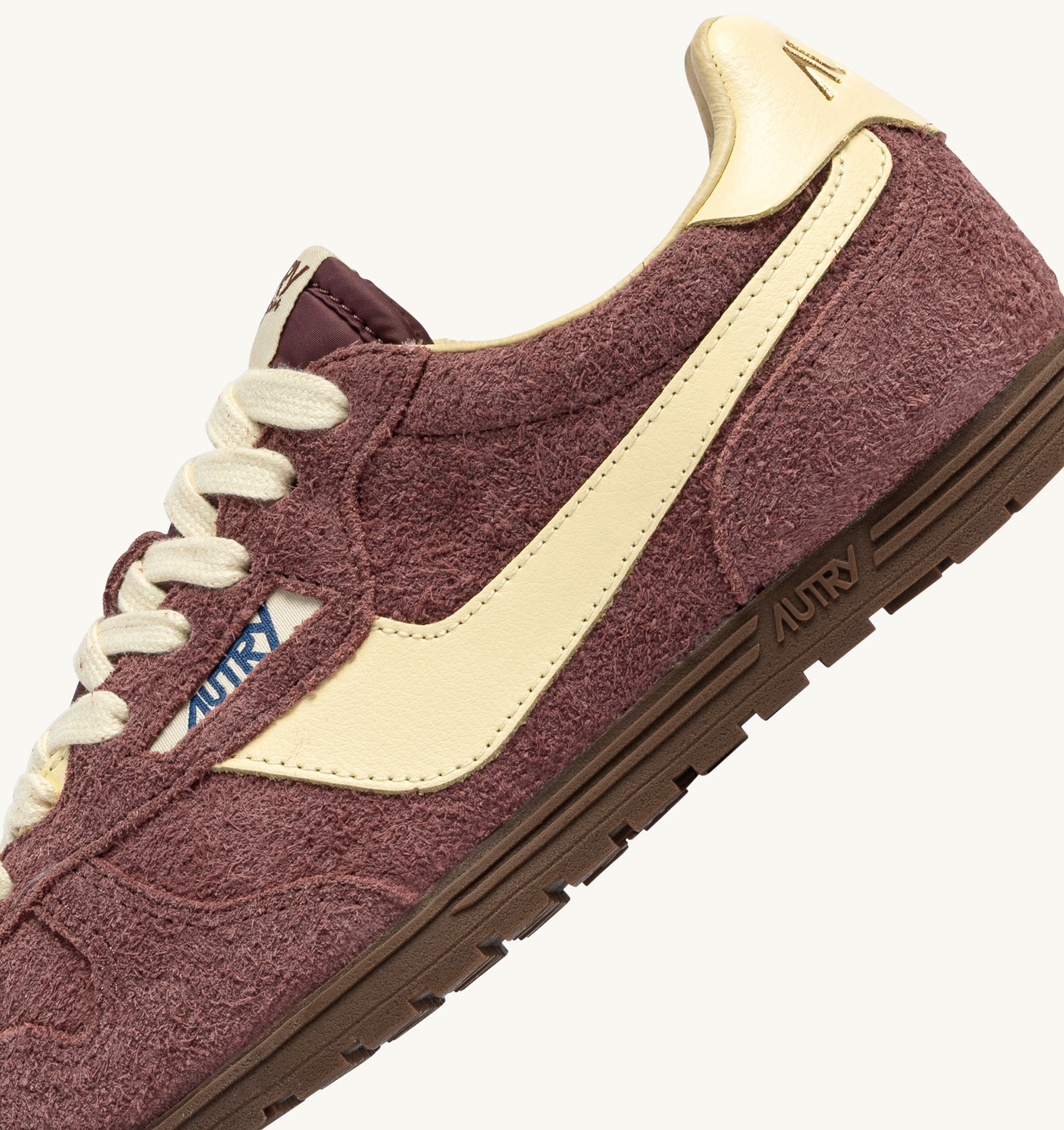 SNEAKERS WINDSPIN IN SUEDE E PELLE CHIANTI E RUTABAGA
