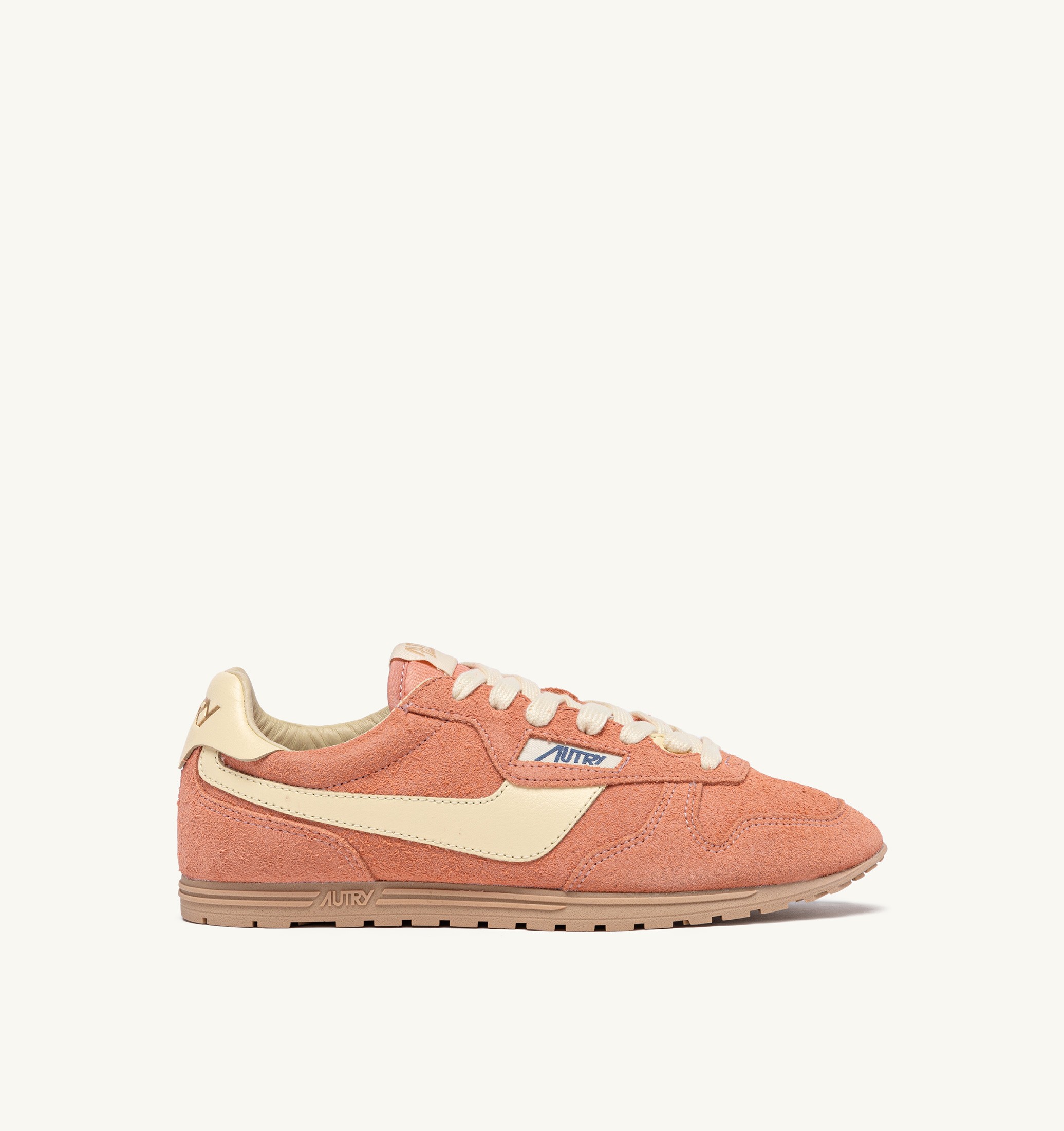SNEAKERS WINDSPIN IN SUEDE E PELLE DAMASCO E RUTABAGA