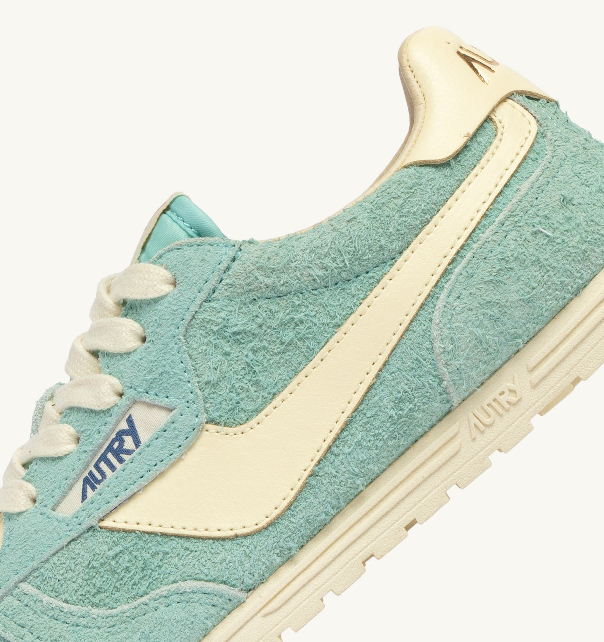 SNEAKERS WINDSPIN IN SUEDE E PELLE JASMINE E RUTABAGA