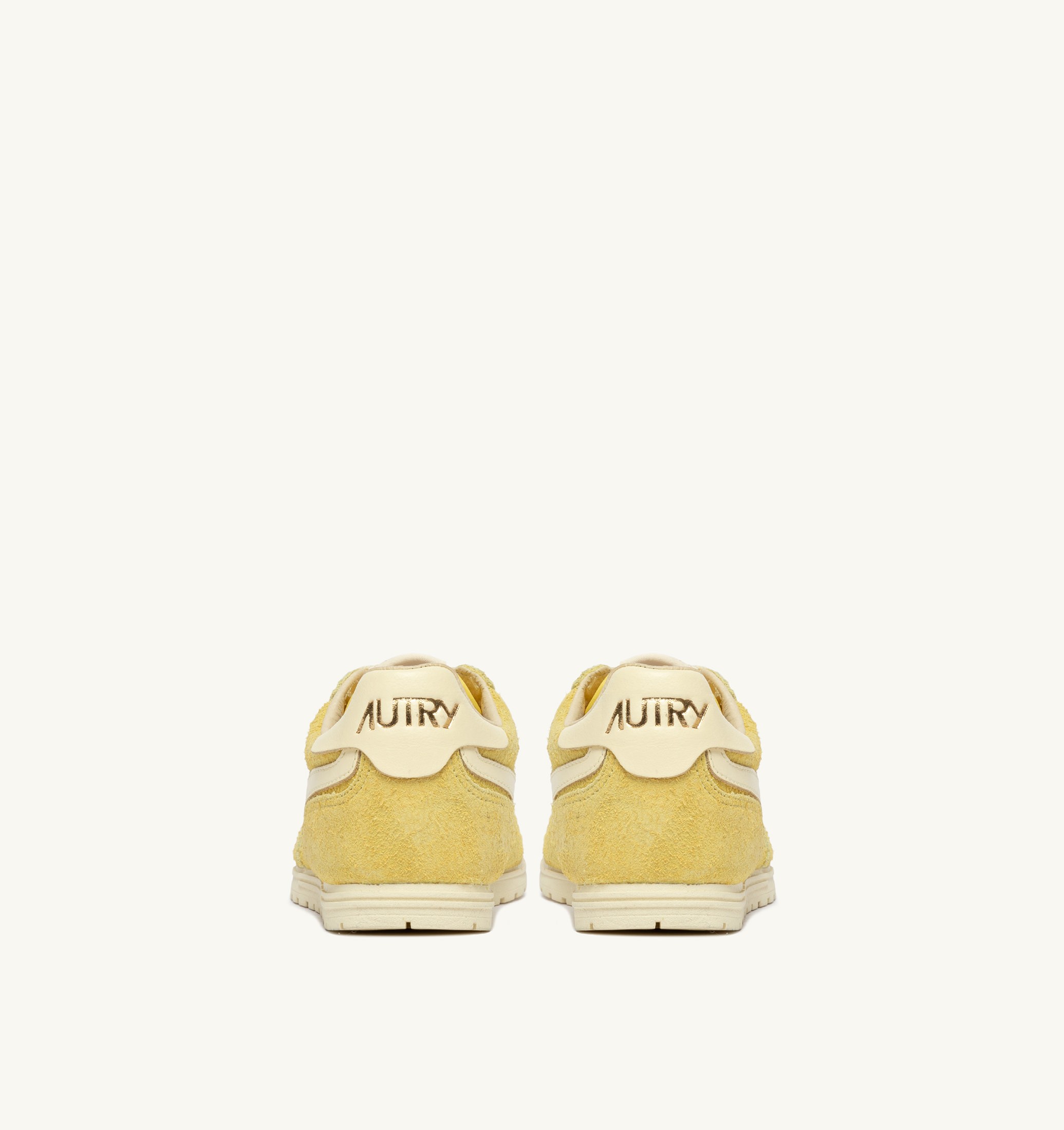 SNEAKERS WINDSPIN IN SUEDE E PELLE MIMOSA E RUTABAGA
