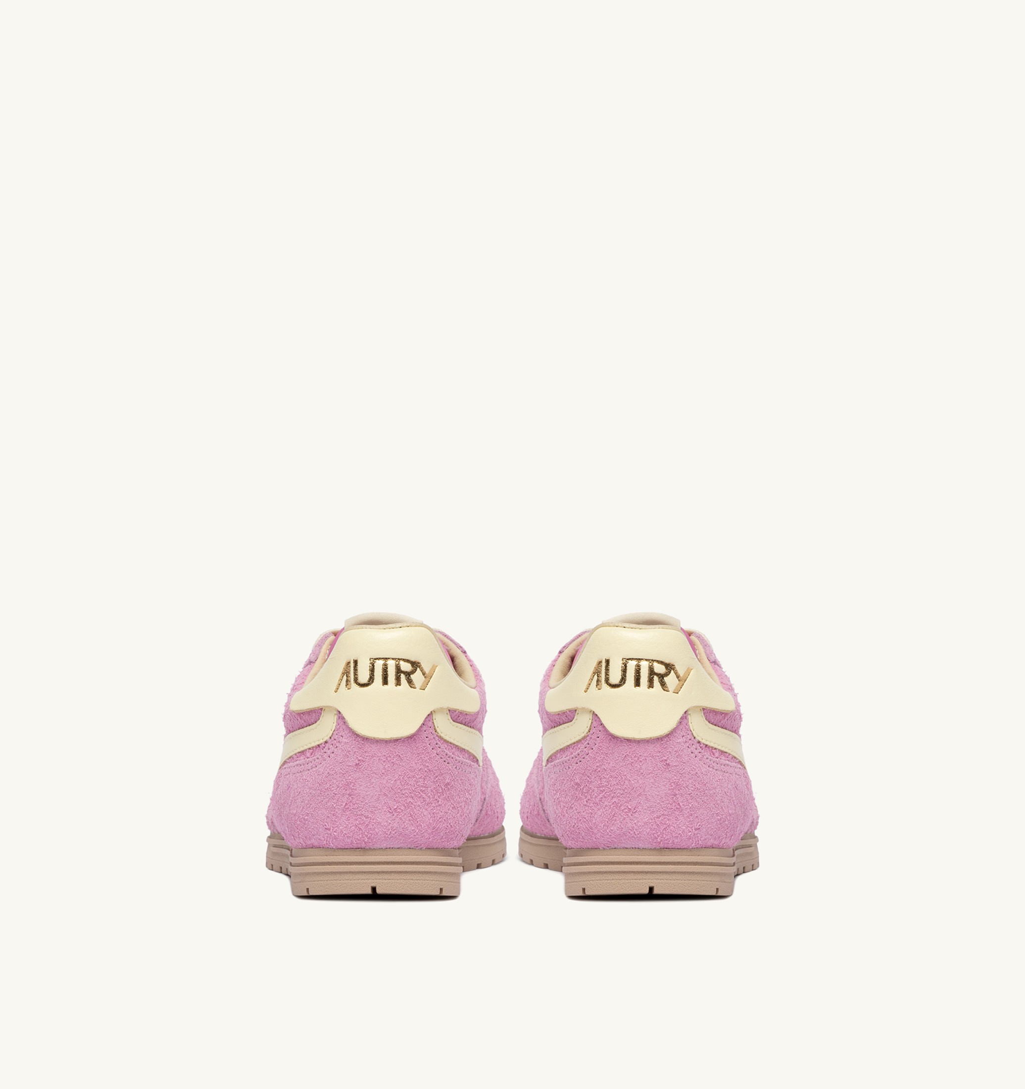 SNEAKERS WINDSPIN IN SUEDE E PELLE ROSE POMPADUR E RUTABAGA