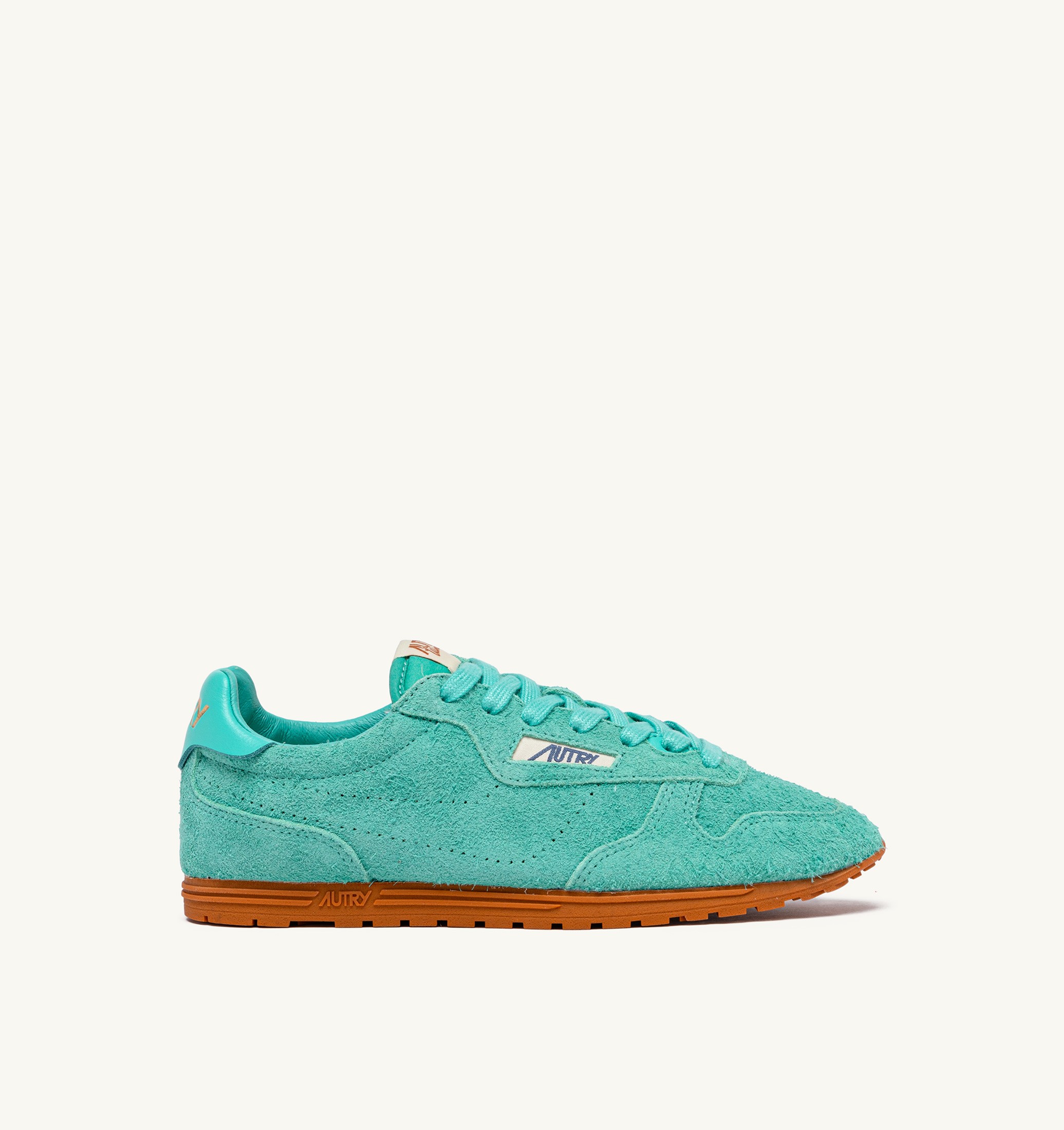 SNEAKERS WINDSPIN IN SUEDE TURQUOISE