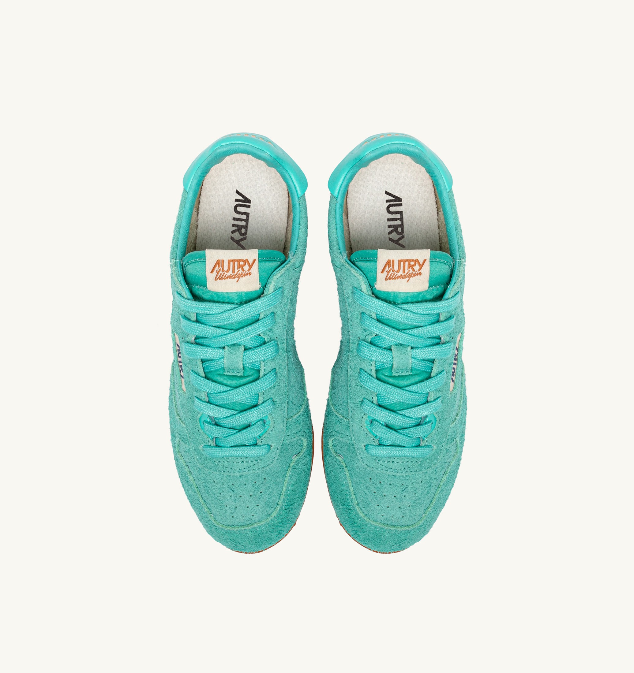 SNEAKERS WINDSPIN IN SUEDE TURQUOISE