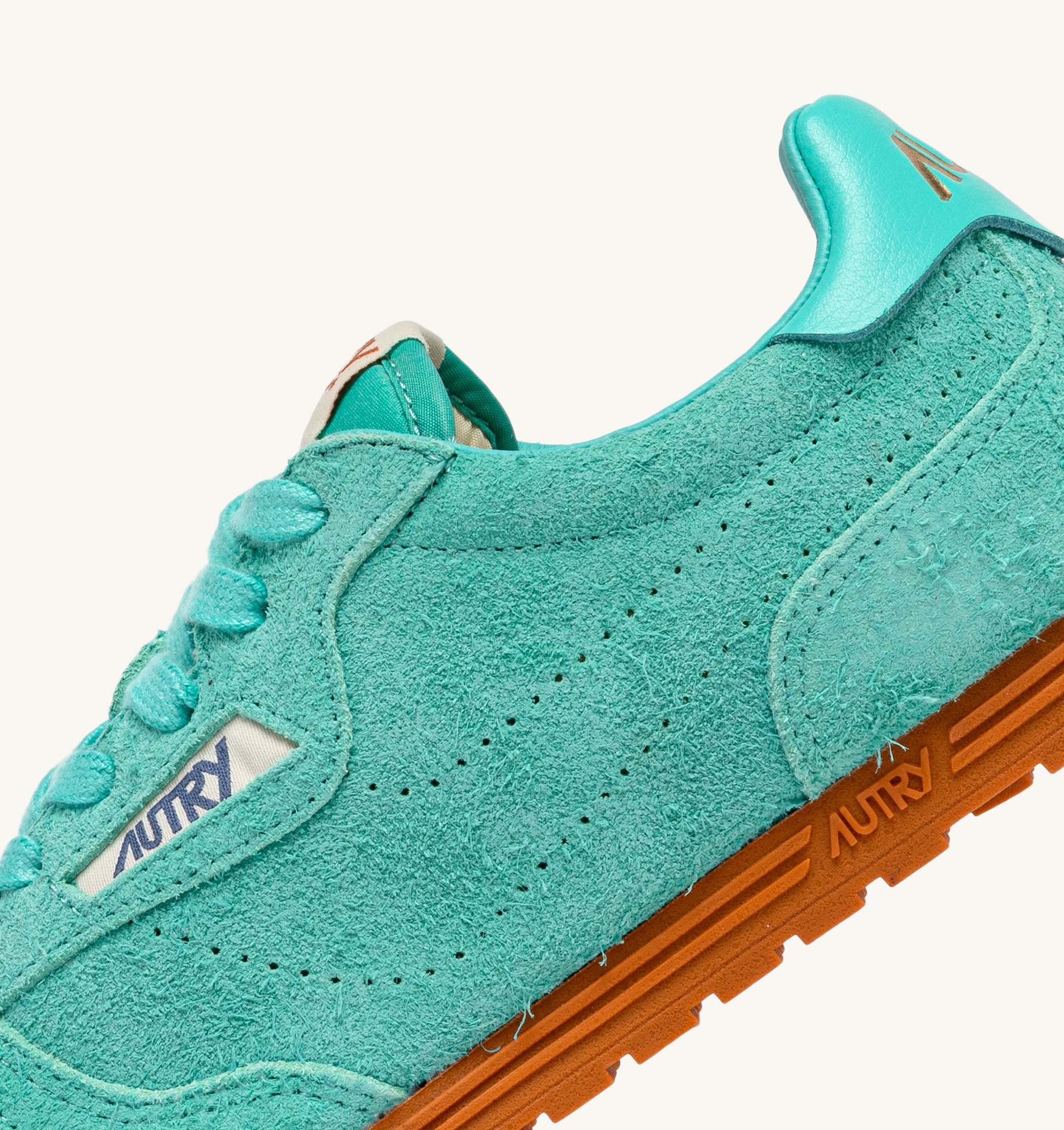 SNEAKERS WINDSPIN IN SUEDE TURQUOISE