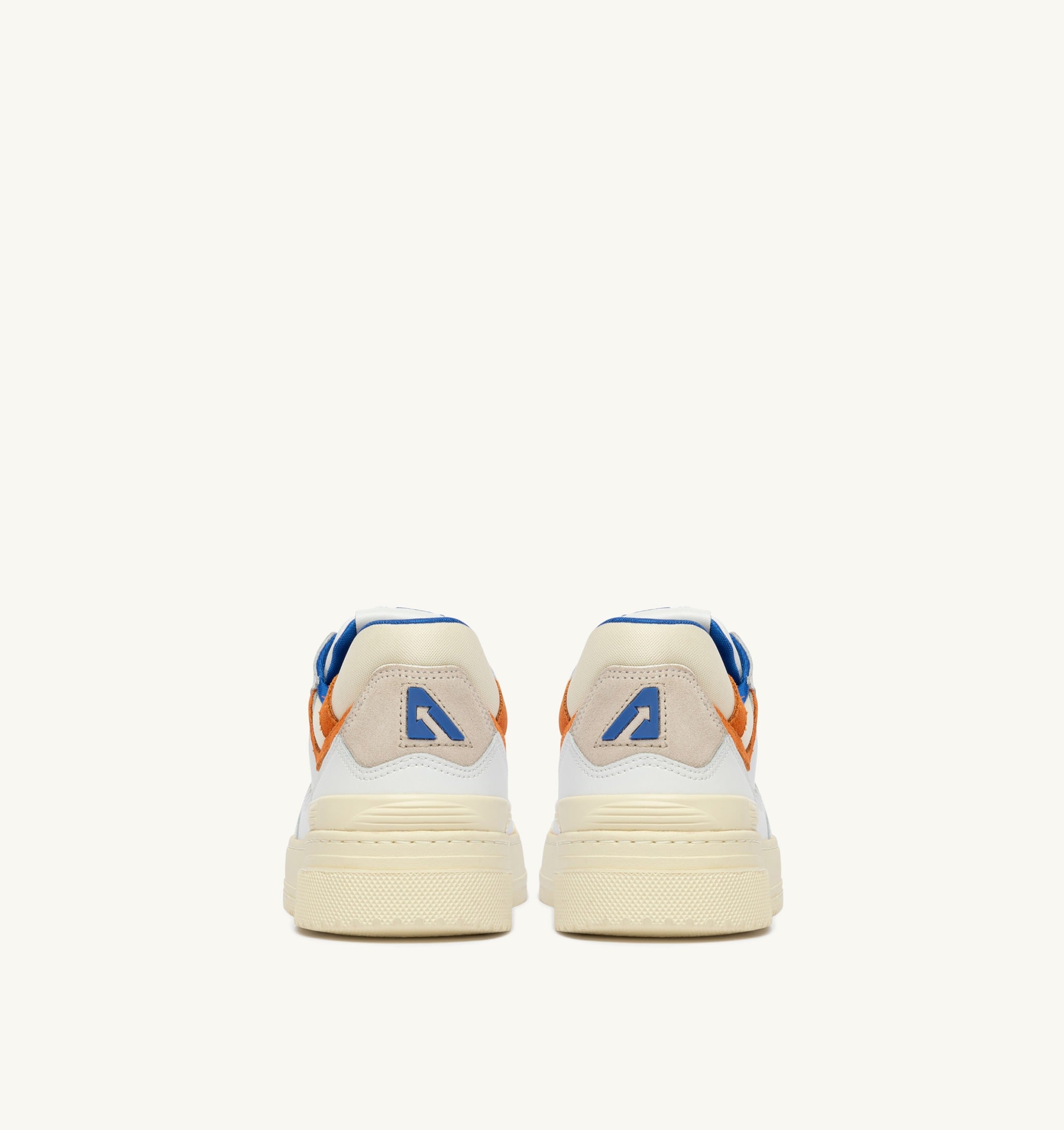 SNEAKERS CLC LOW IN PELLE BIANCA E FANTA